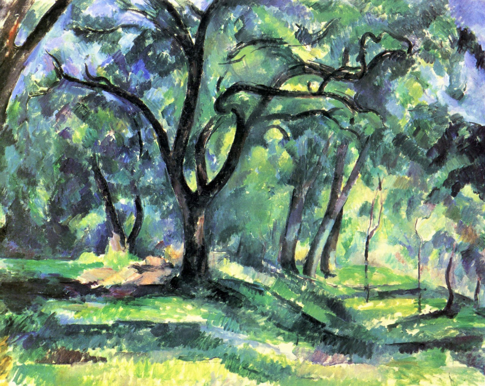 Forest by Paul Cézanne
