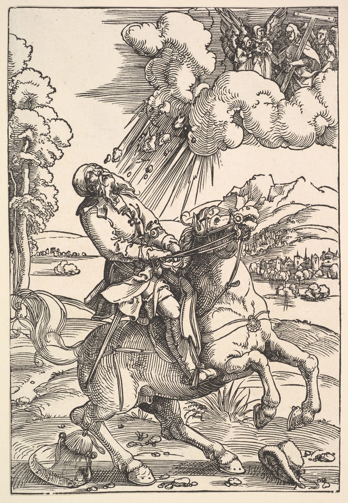 Conversion of Paul by Hans Baldung