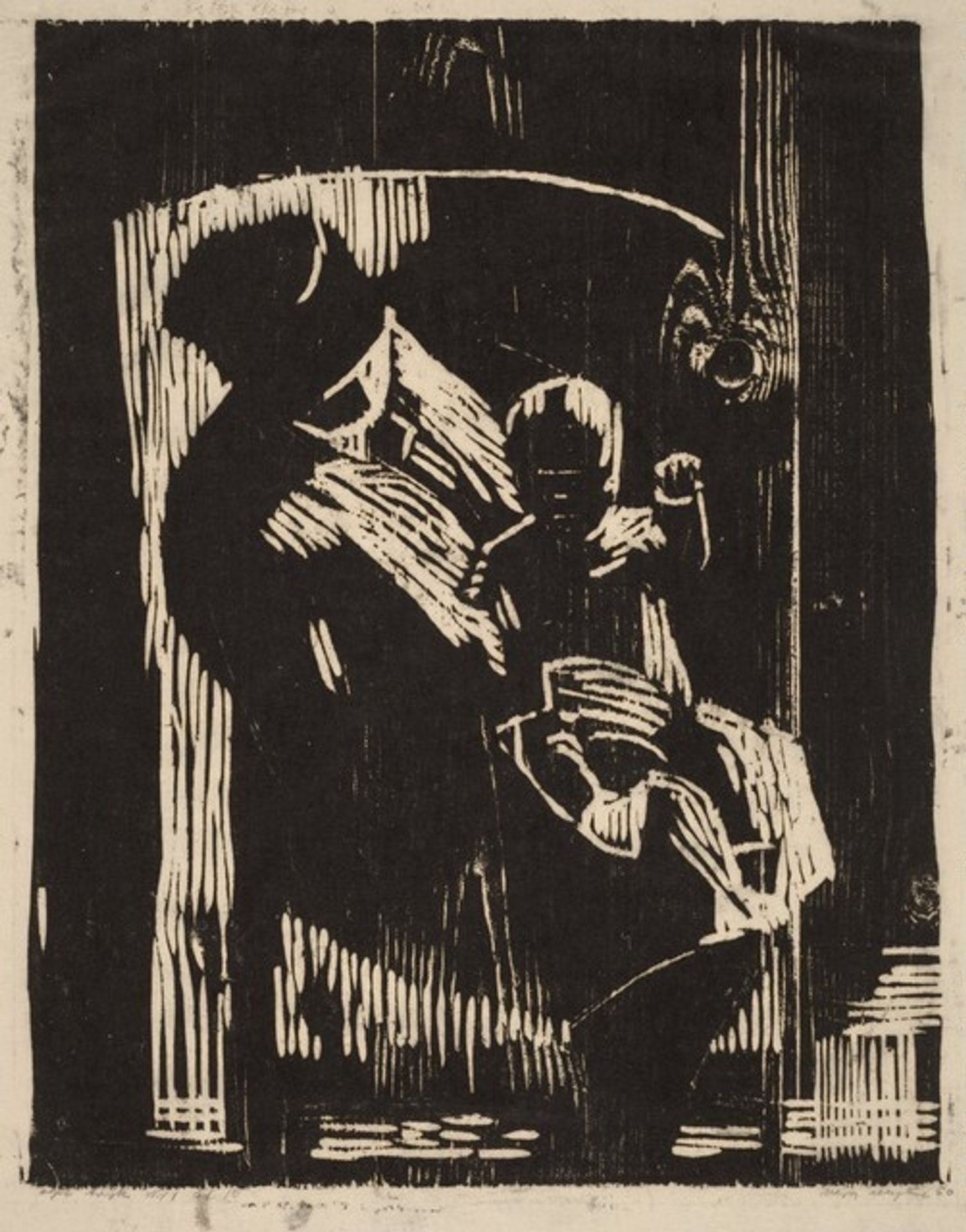 Mother and Child, Seated by Vera Myhre