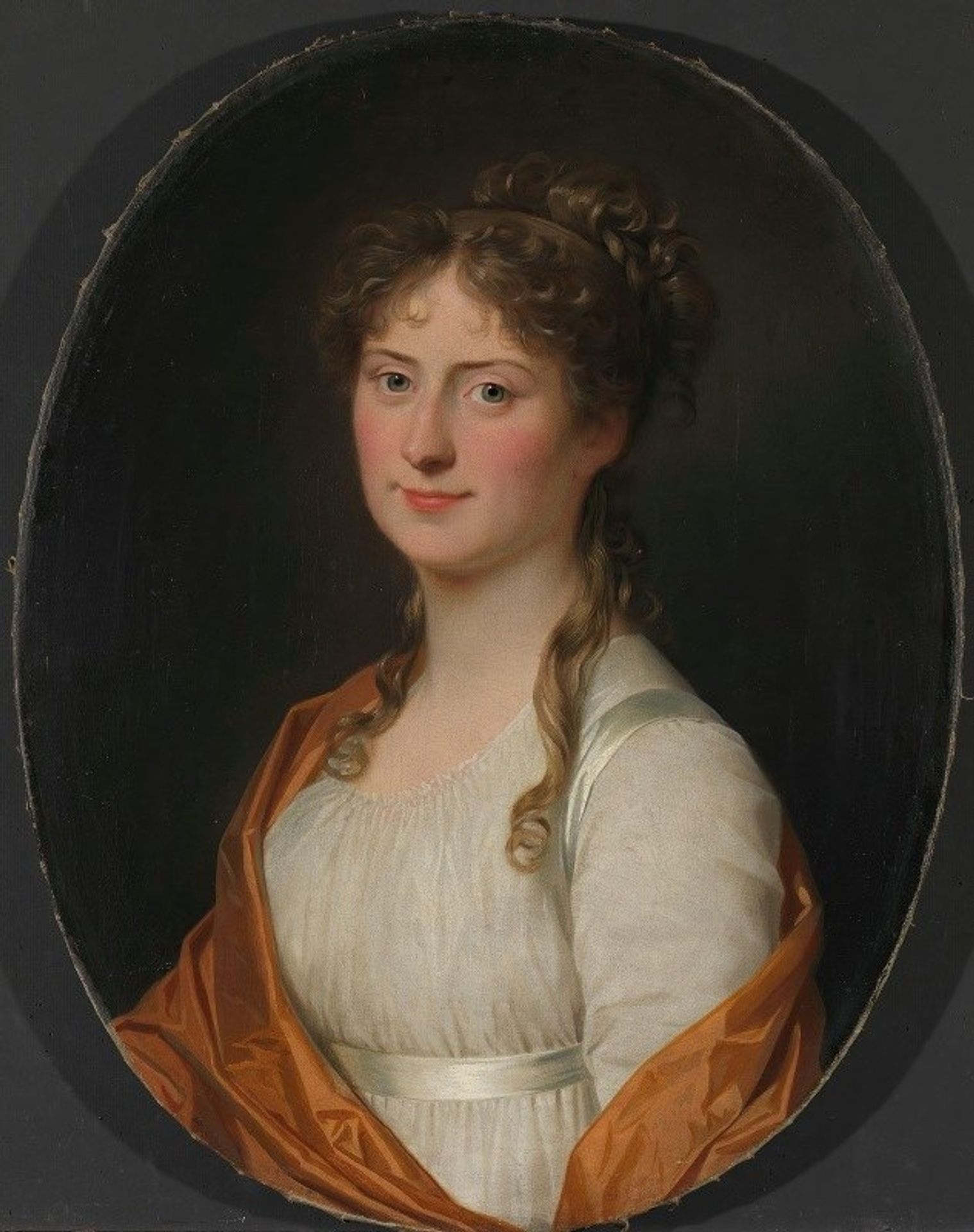 Portrait of a woman by Jens Juel