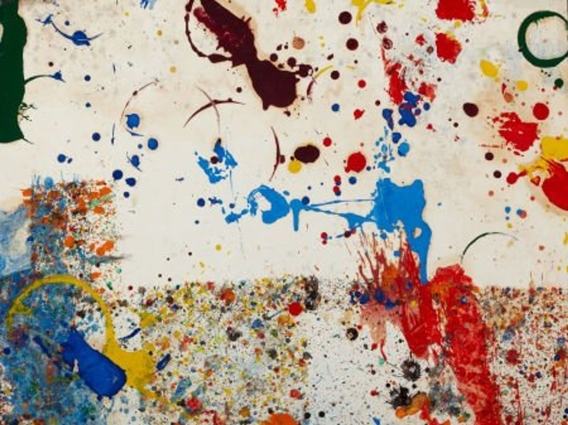 Untitled by Sam Francis