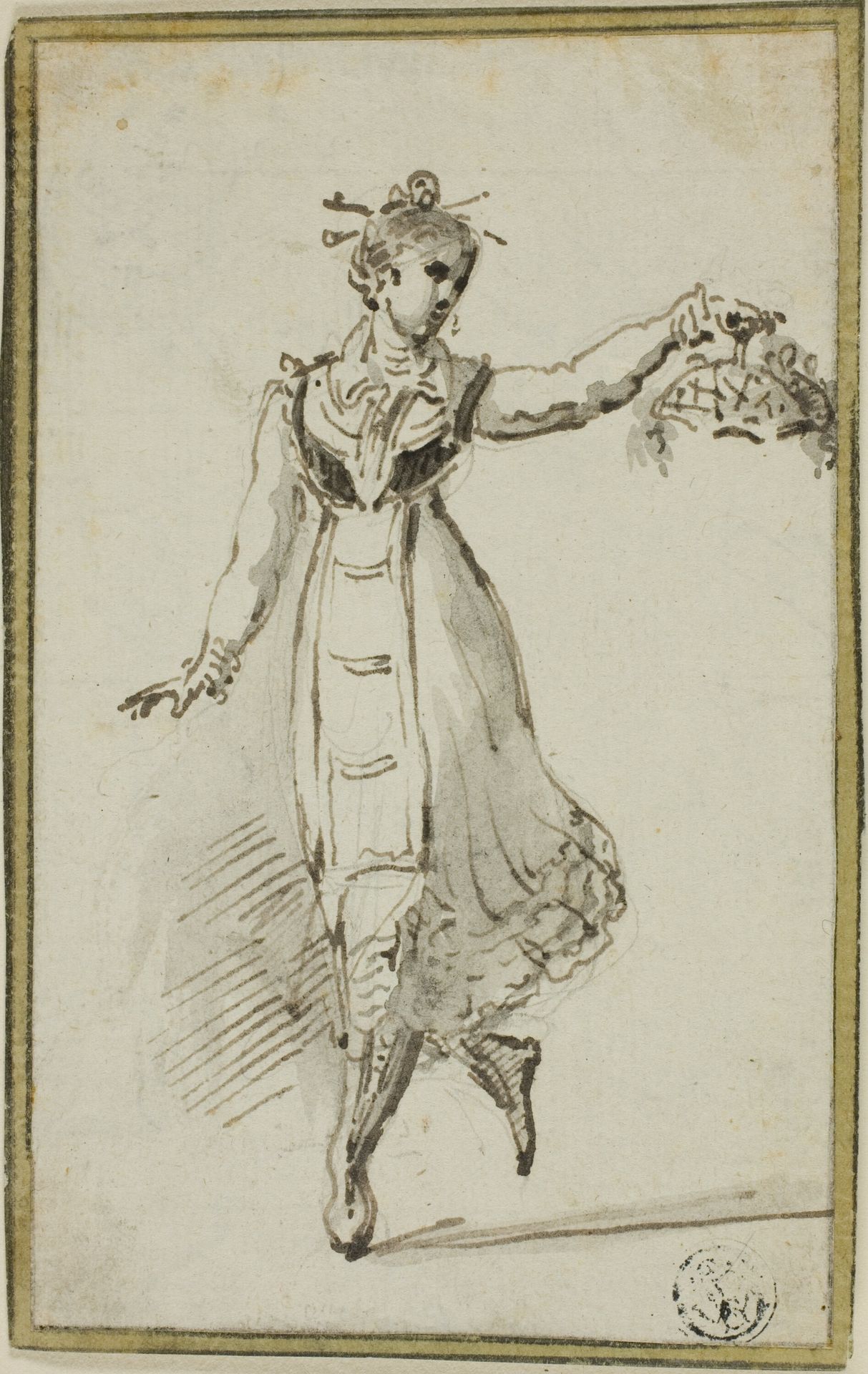 Young Woman Dancing by Anonymous