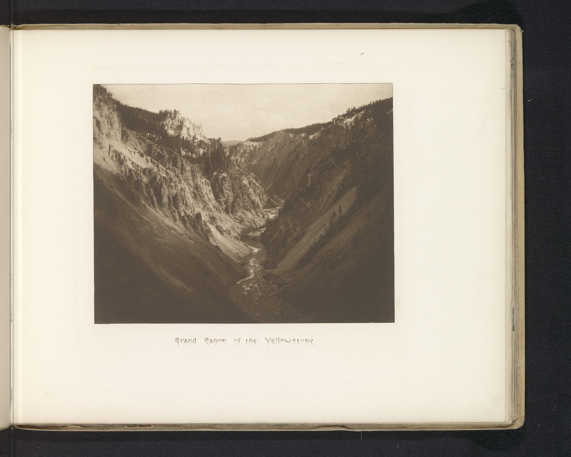 Grand Canyon of the Yellowstone by Frank Jay Haynes