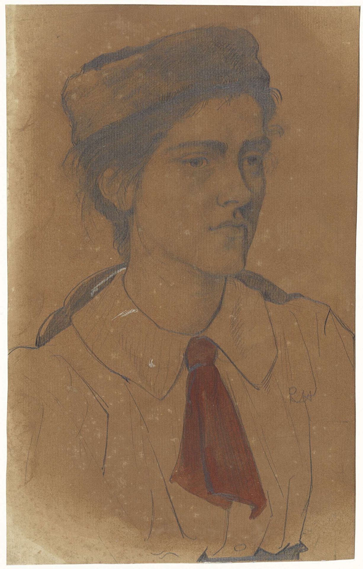 Portret van Kootje Martinet uit Loenen by Richard Nicolaüs Roland Holst