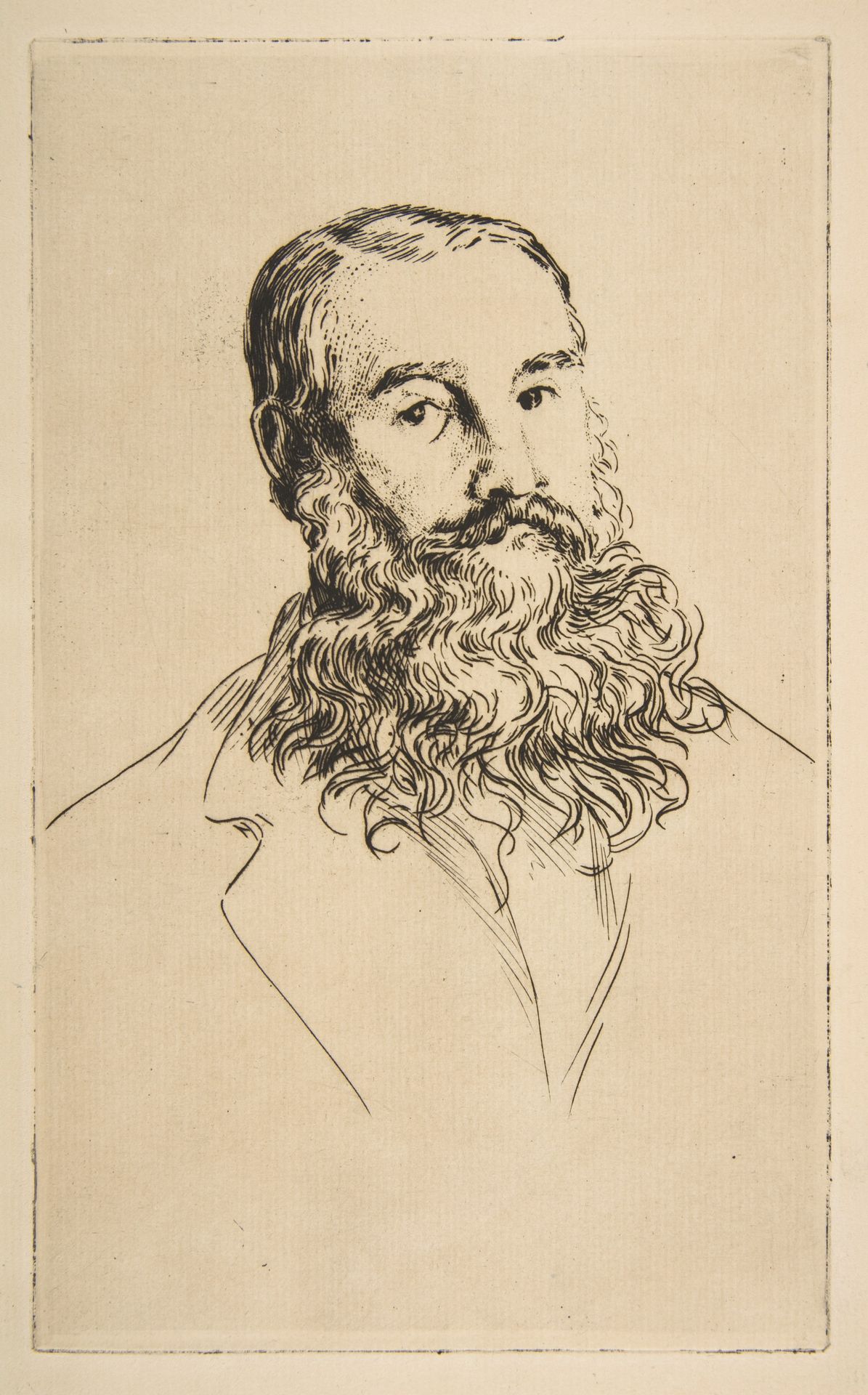 Portrait of Charles Leland by Félix Bracquemond
