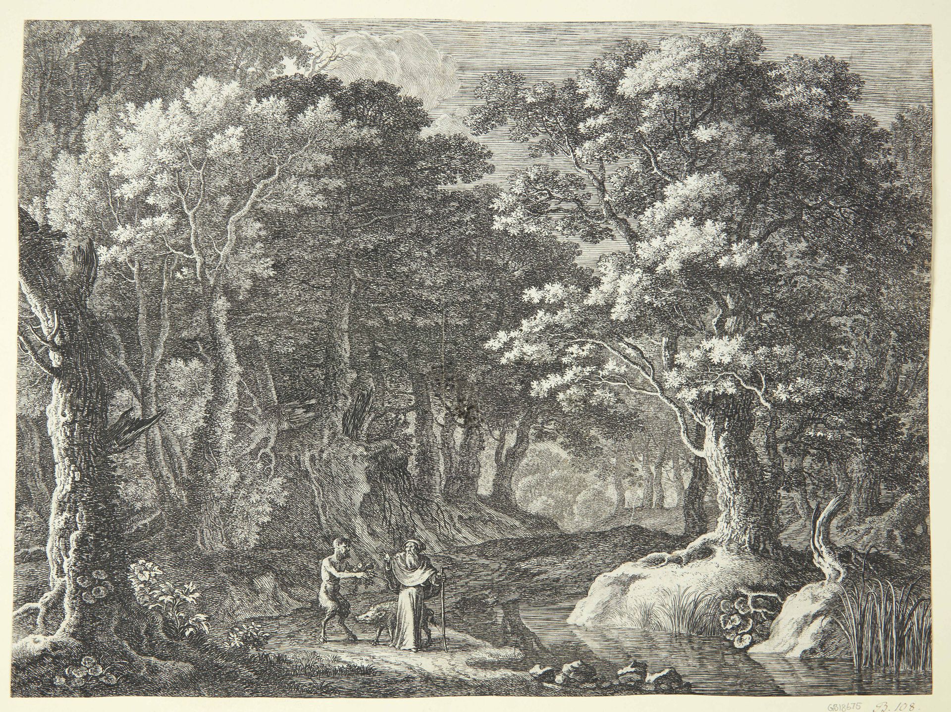 Djævlen frister Skt. Antonius by Herman van Swanevelt