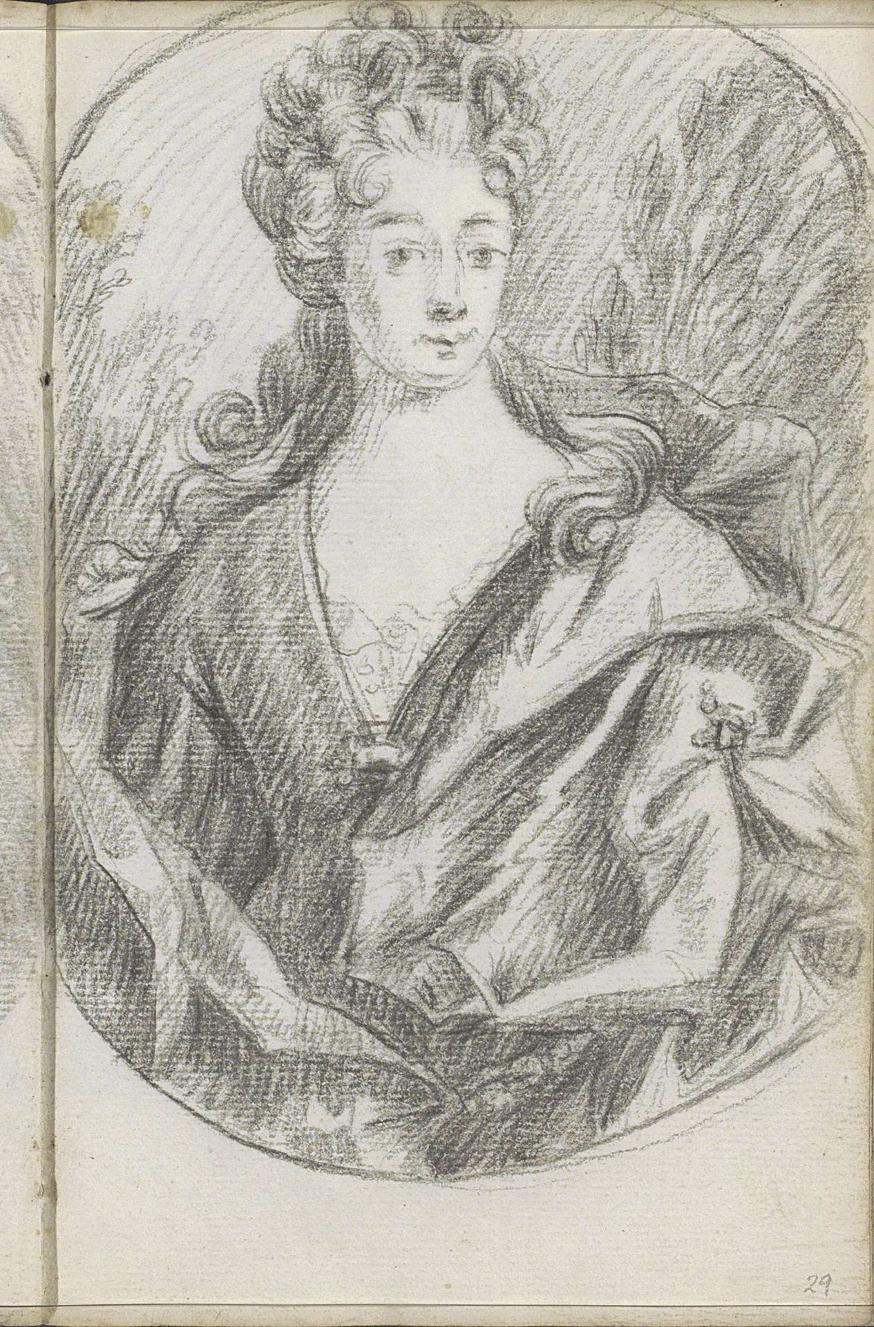 Portret van een vrouw by Petrus Johannes van Reysschoot