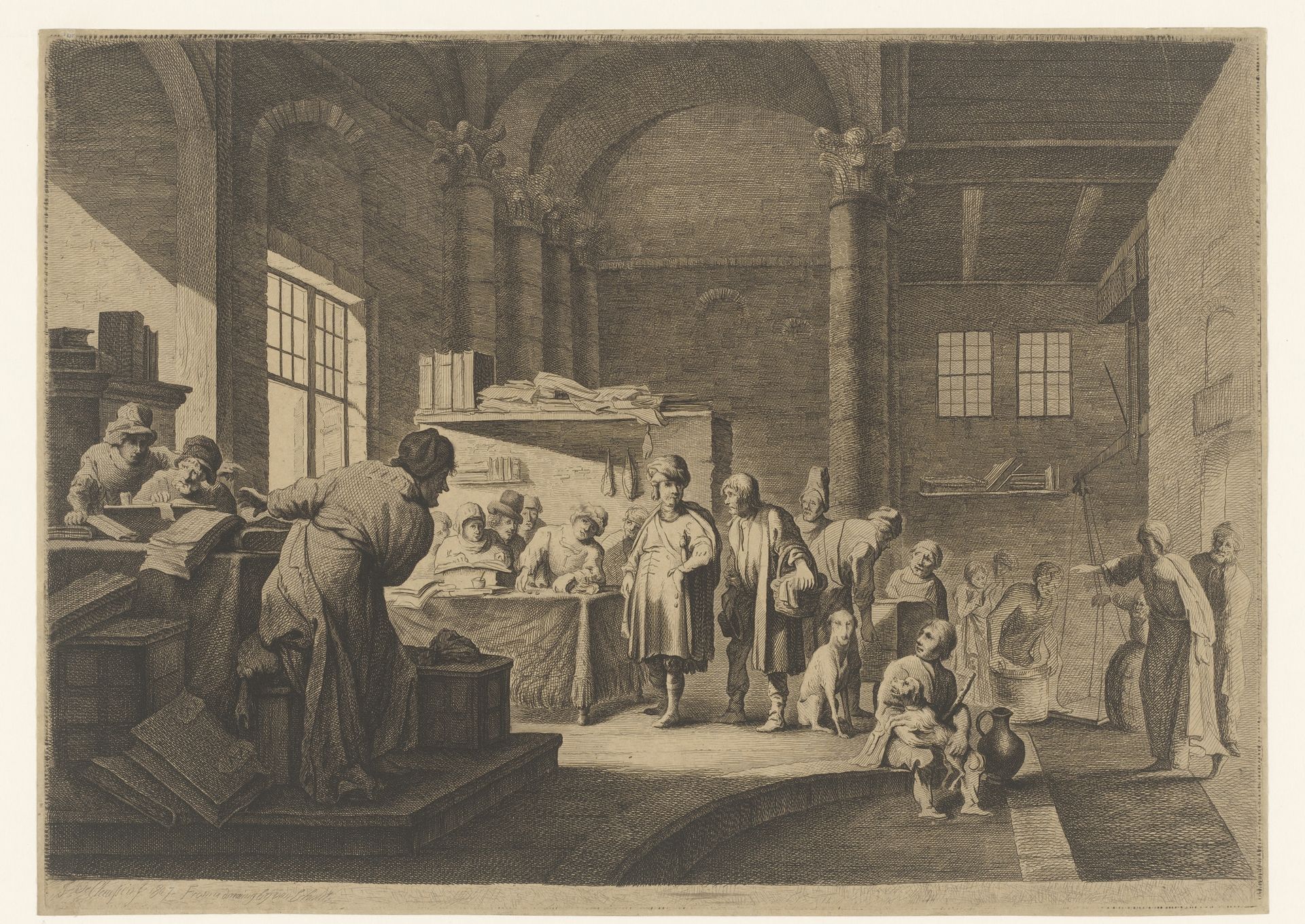 Roeping van Matteüs by Ignace-Joseph de Claussin