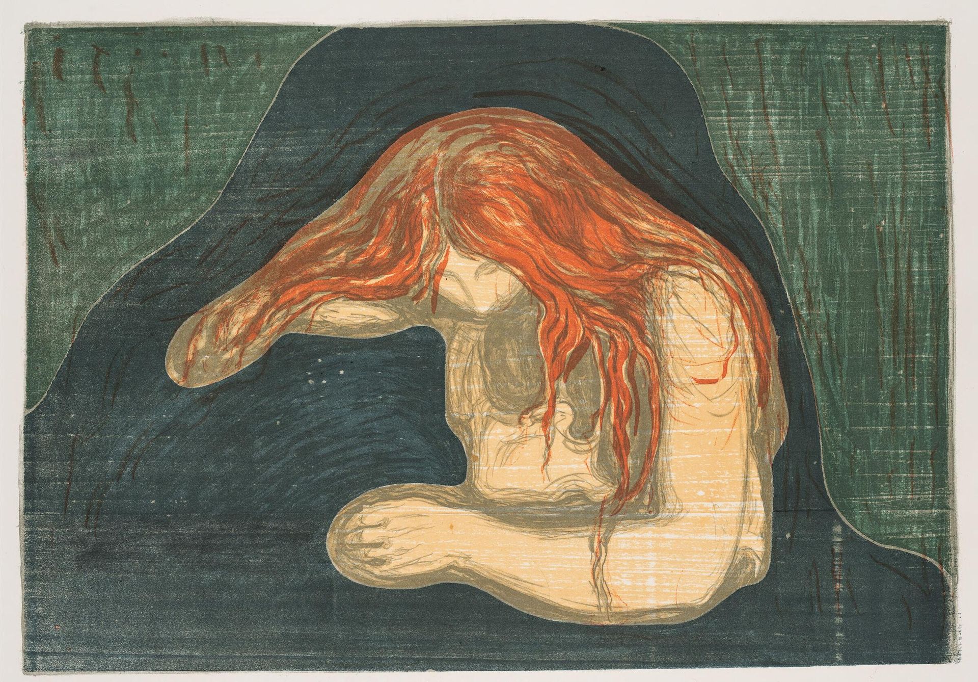 Vampire II by Edvard Munch