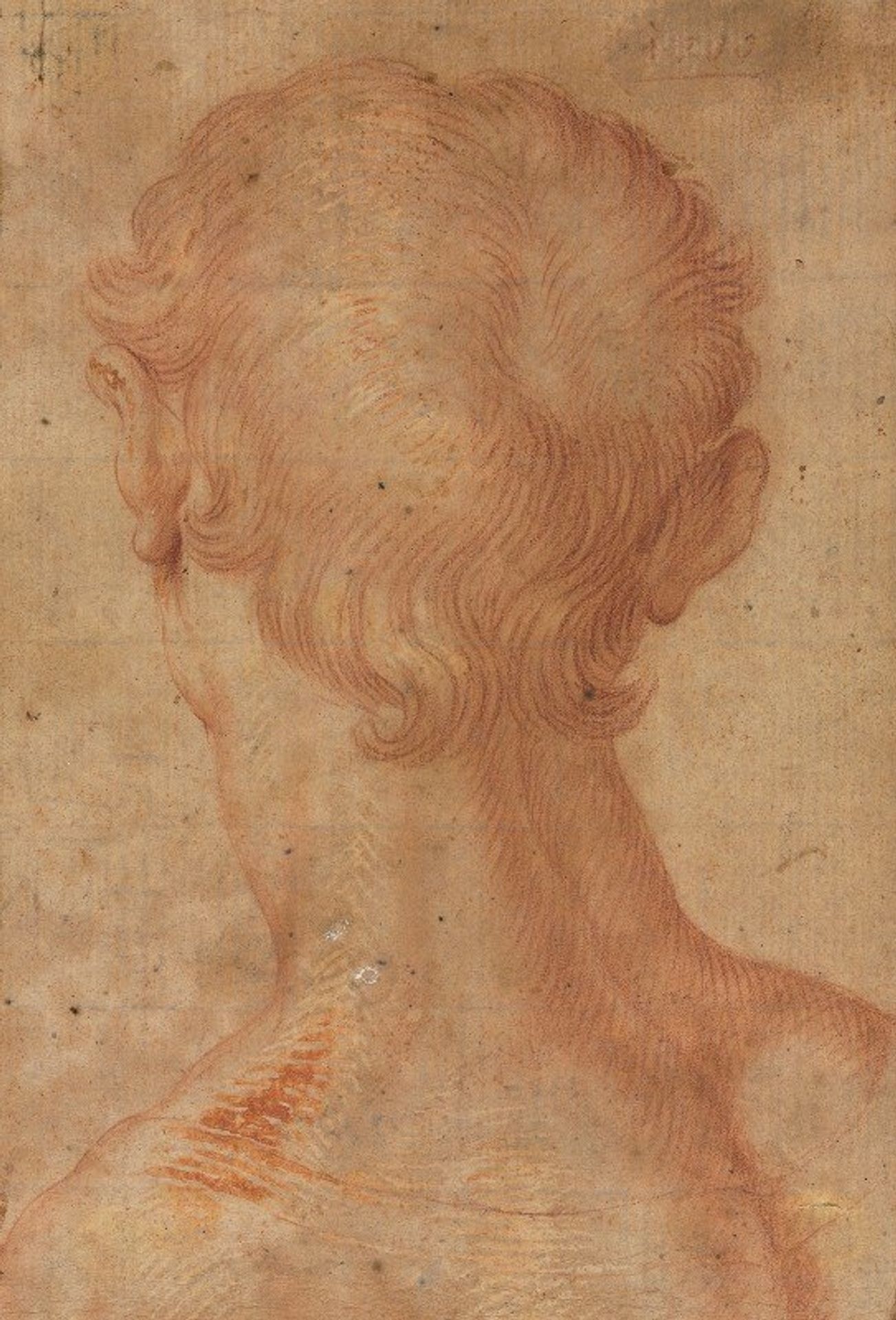 Man’s Head from the Back by Agnolo Bronzino