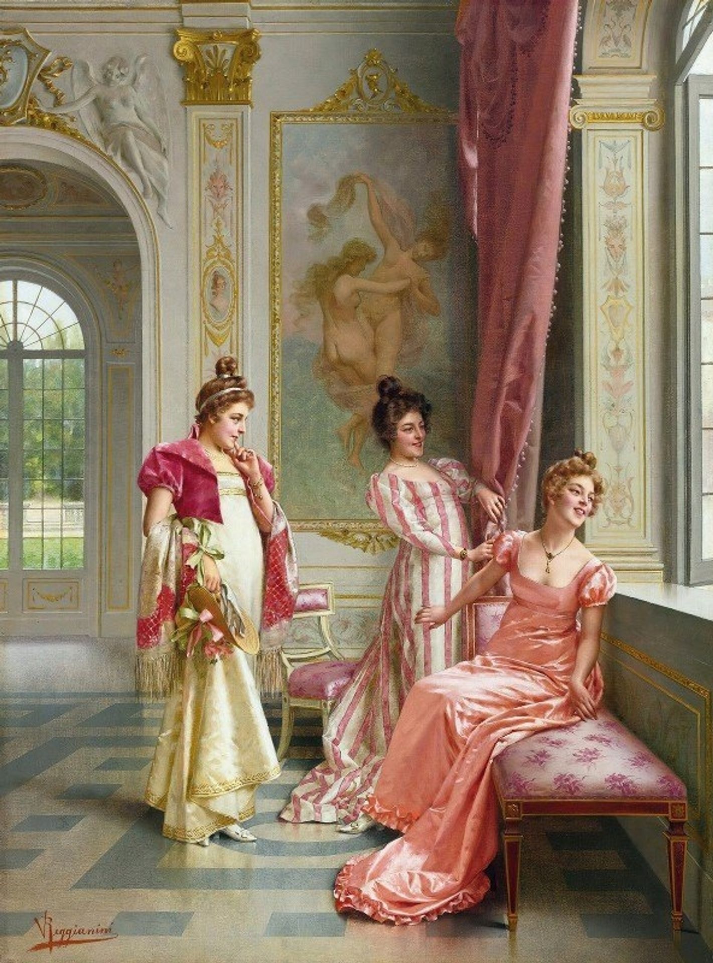 The Coquettes’ Adventure by Vittorio Reggianini
