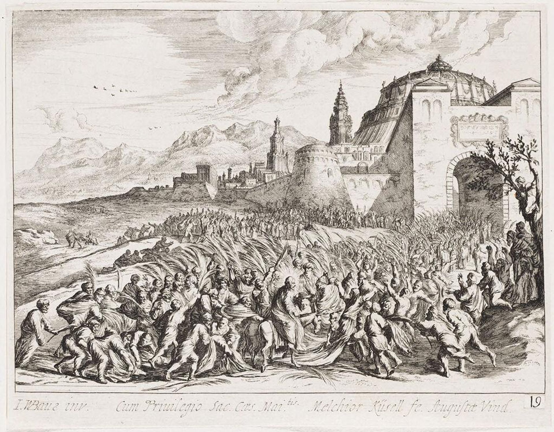 Entry of Christ into Jerusalem by Melchior KÃ¼sel