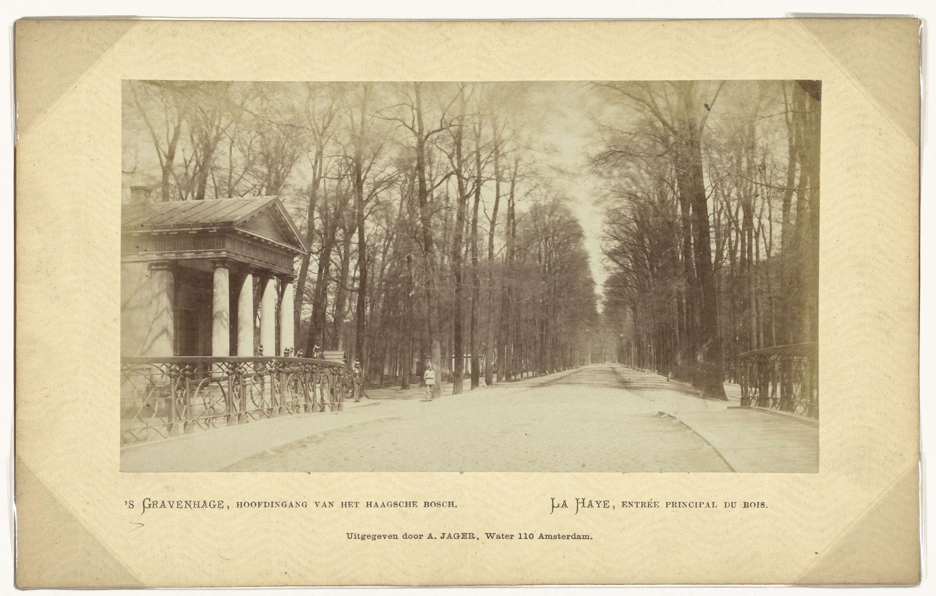 Toegang tot het Haagse Bos in Den Haag by Andries Jager