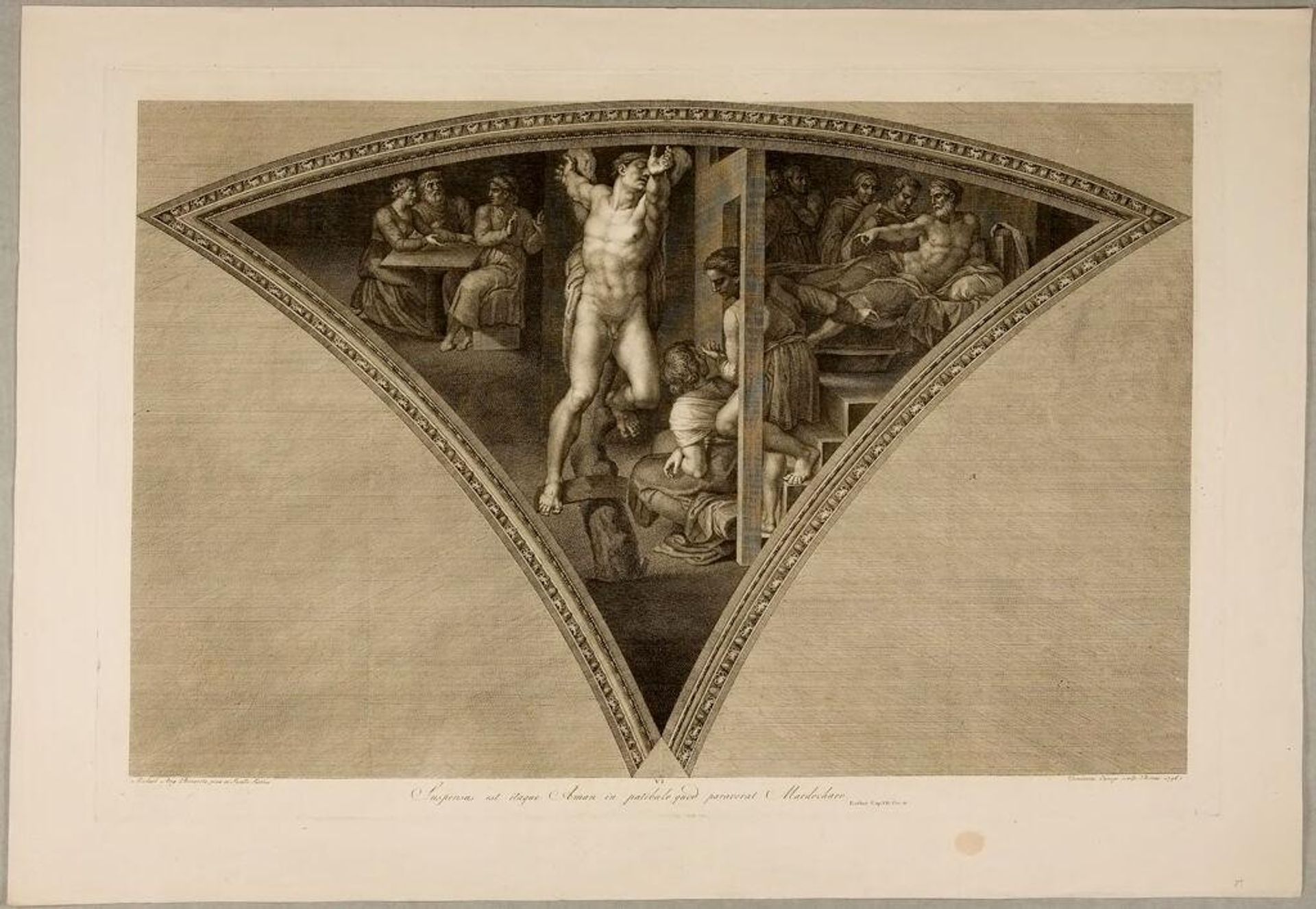 Haman Hanged by Domenico Cunego