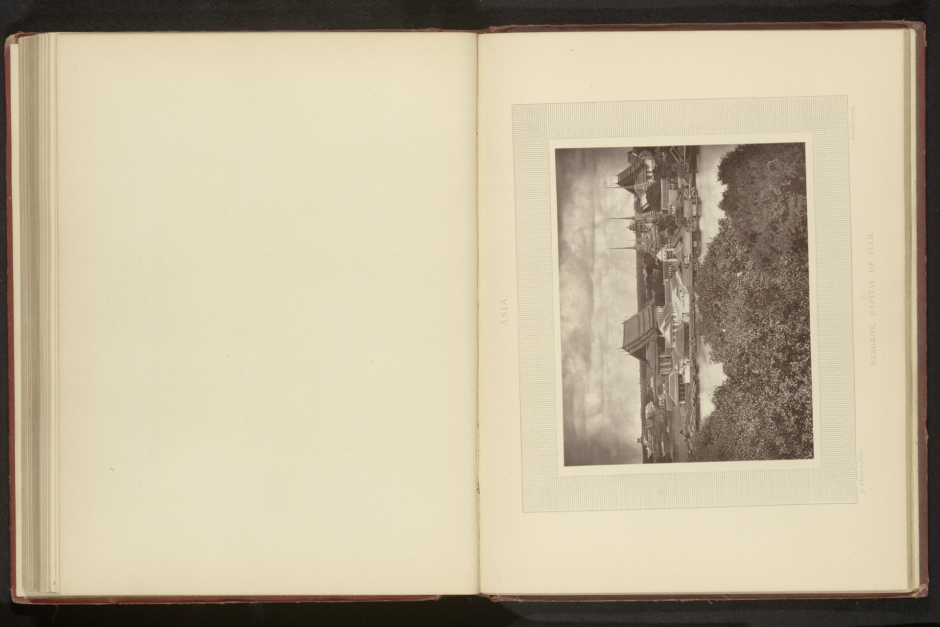 Gezicht op Bangkok by John Thomson