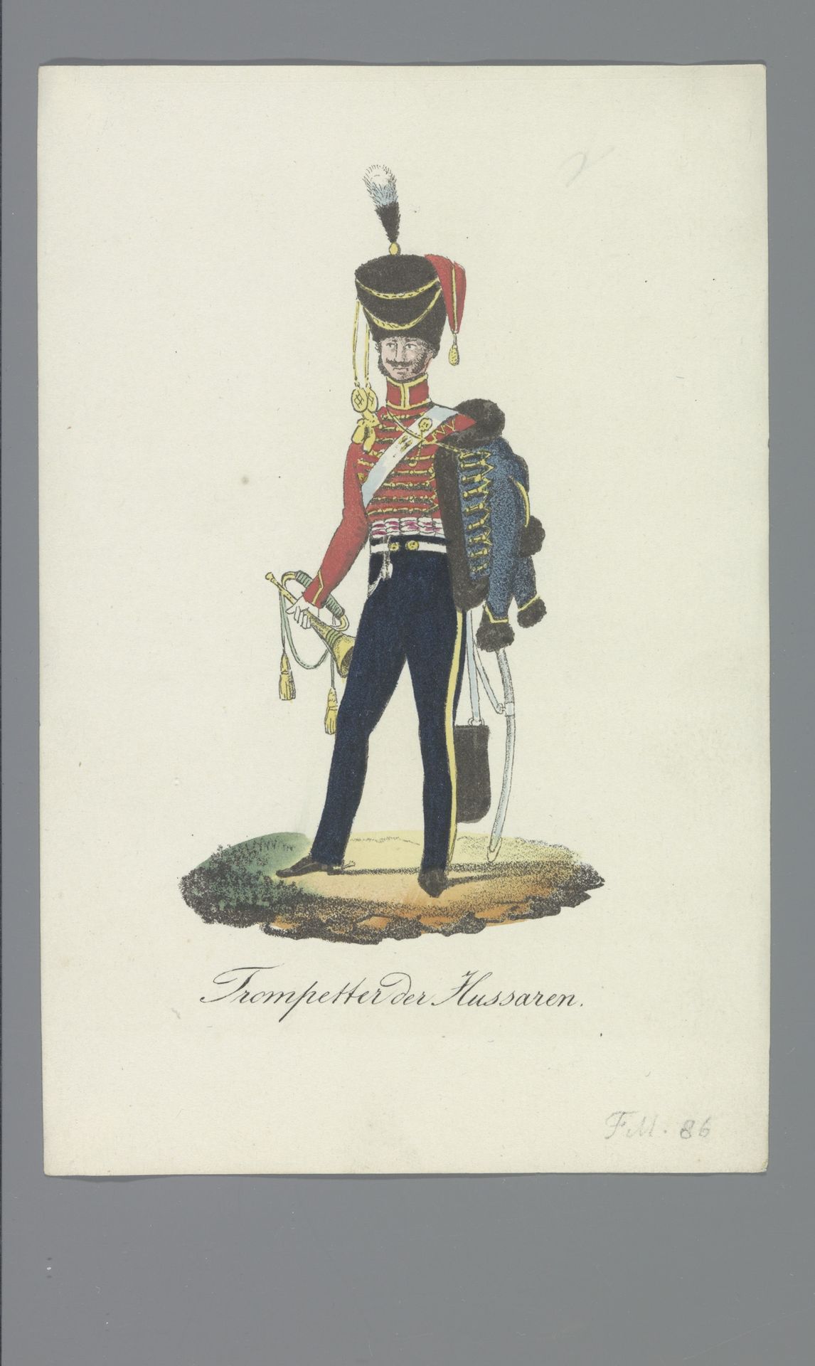 Trompetter der Hussaren by Albertus Verhoesen