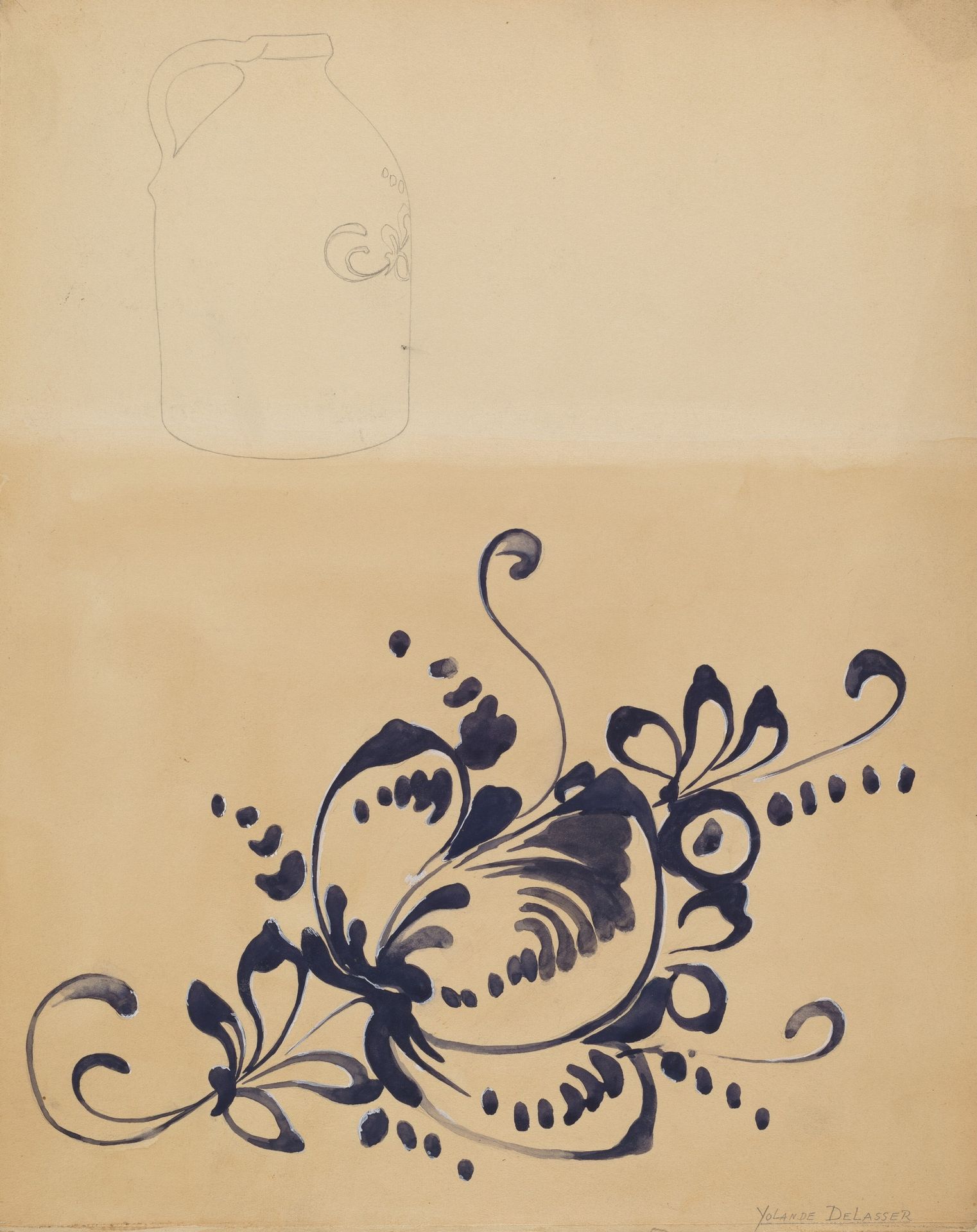 Jug by Yolande Delasser