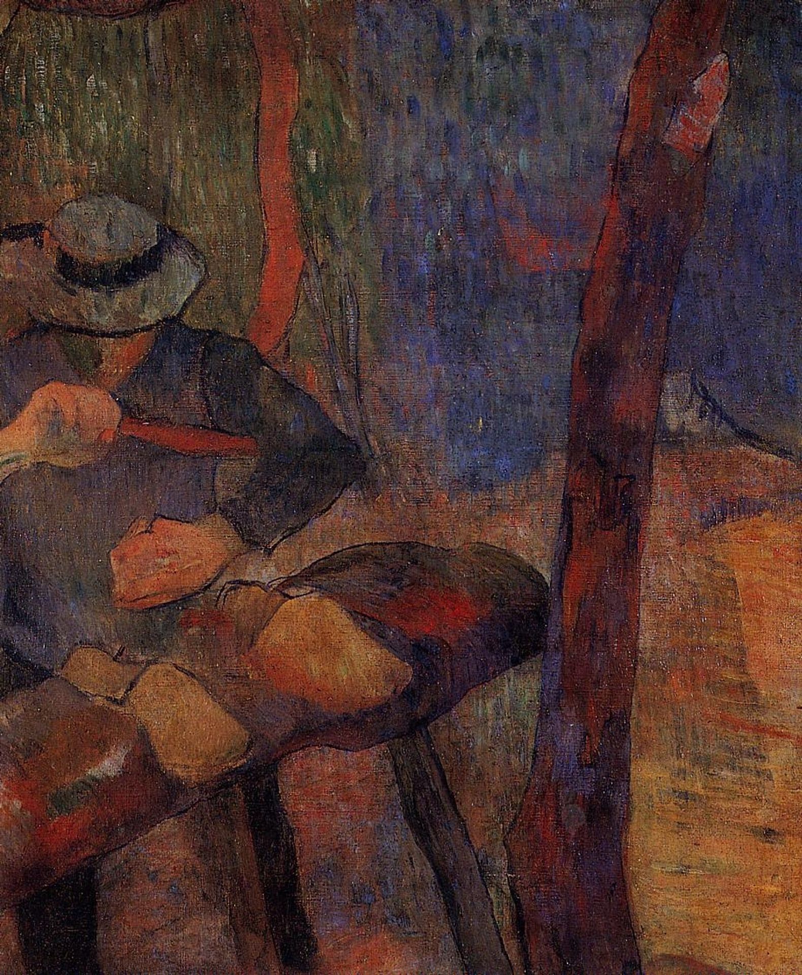 The clog-maker by Paul Gauguin