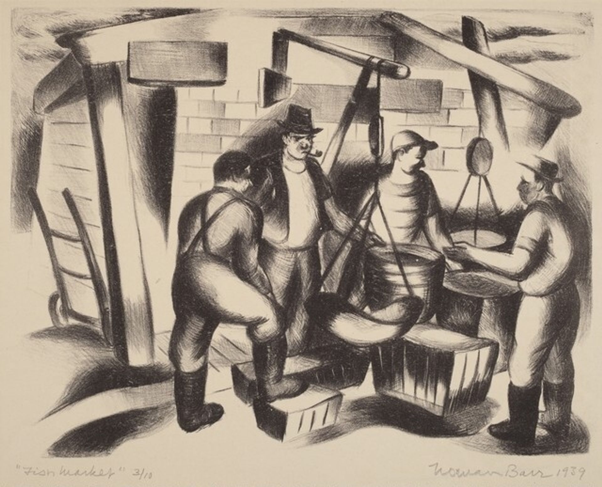 Fish Market by Norman Barr
