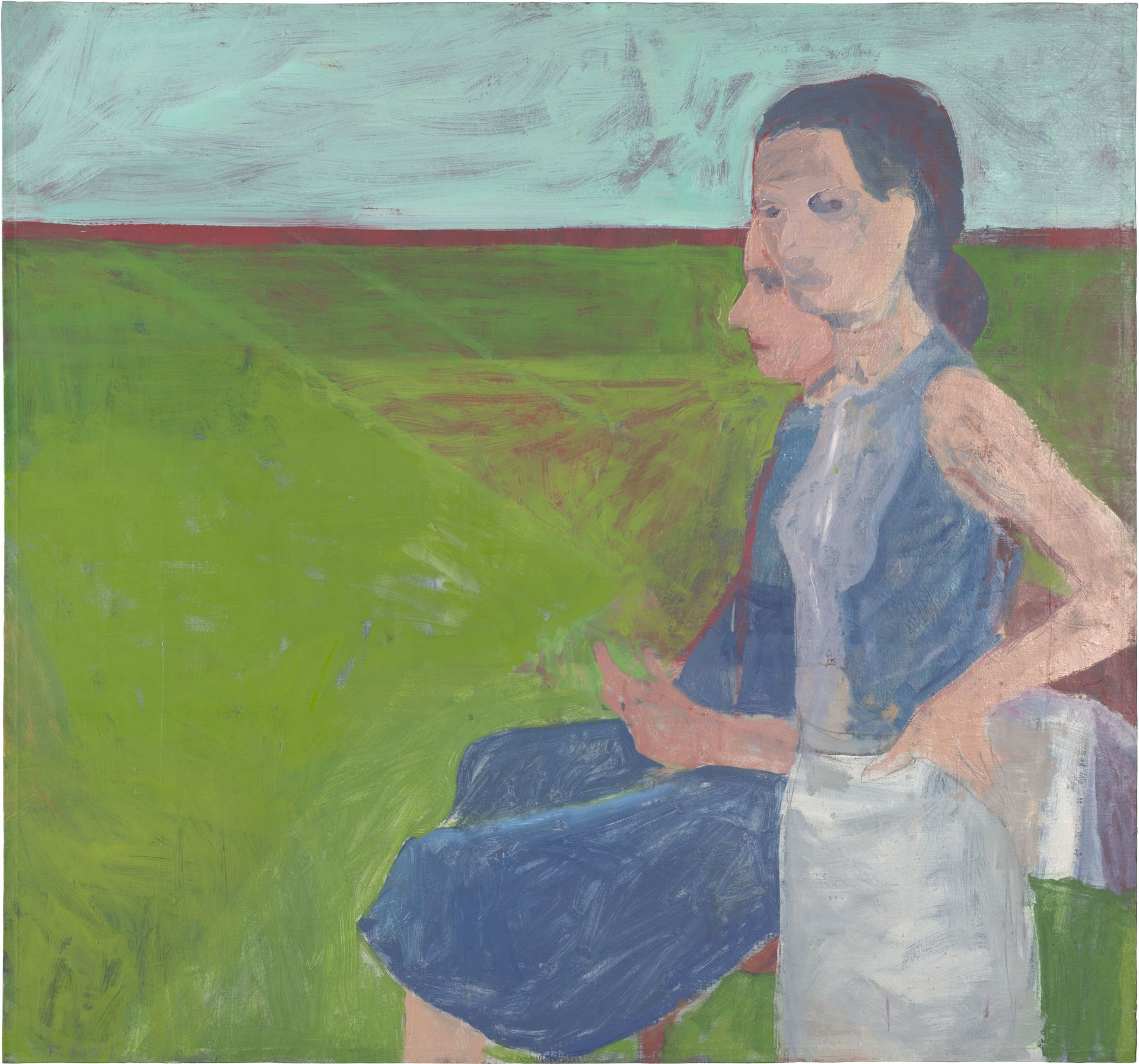 Women Outside by Richard Diebenkorn