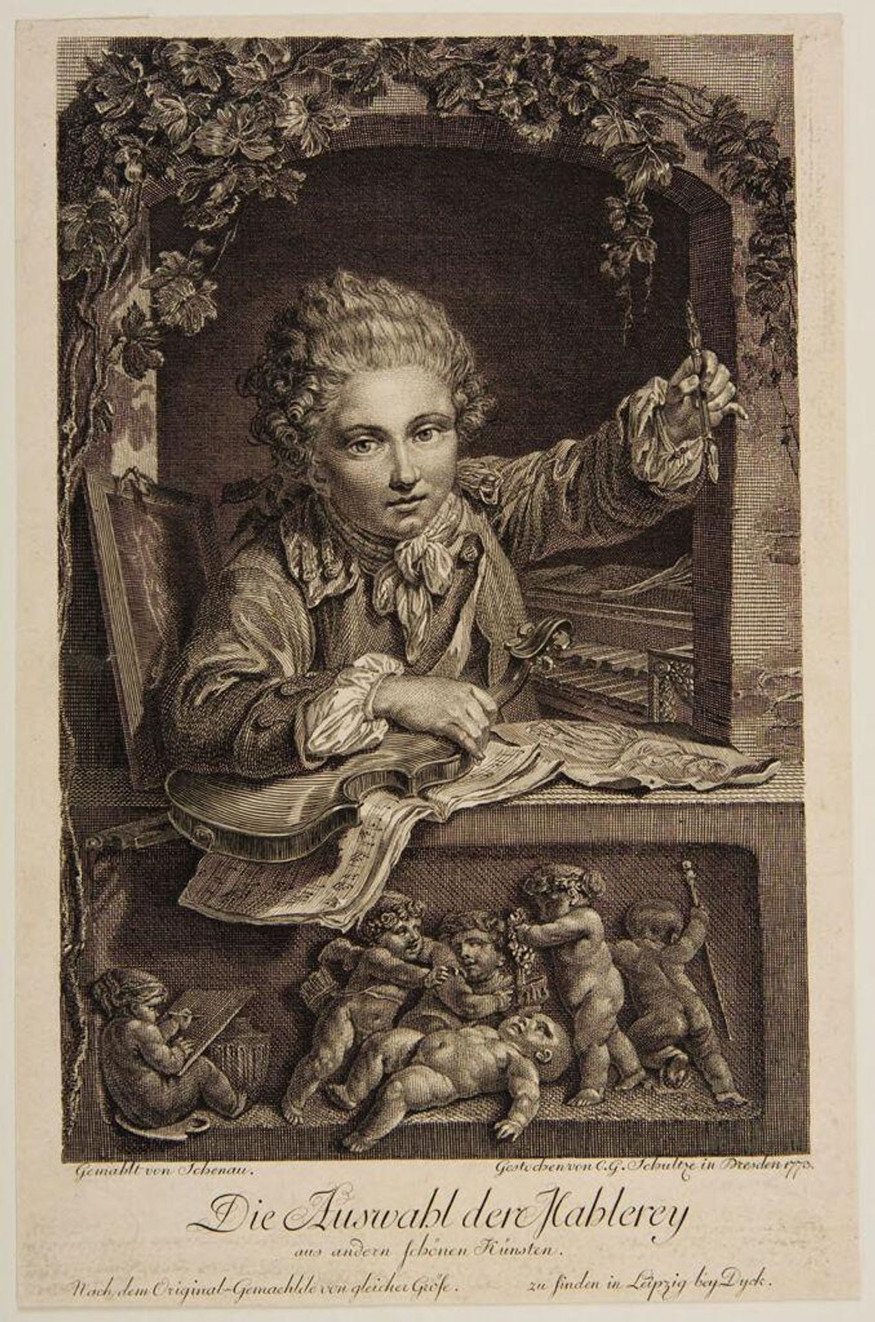 Choosing Paintings by Christian Gottfried Schulze