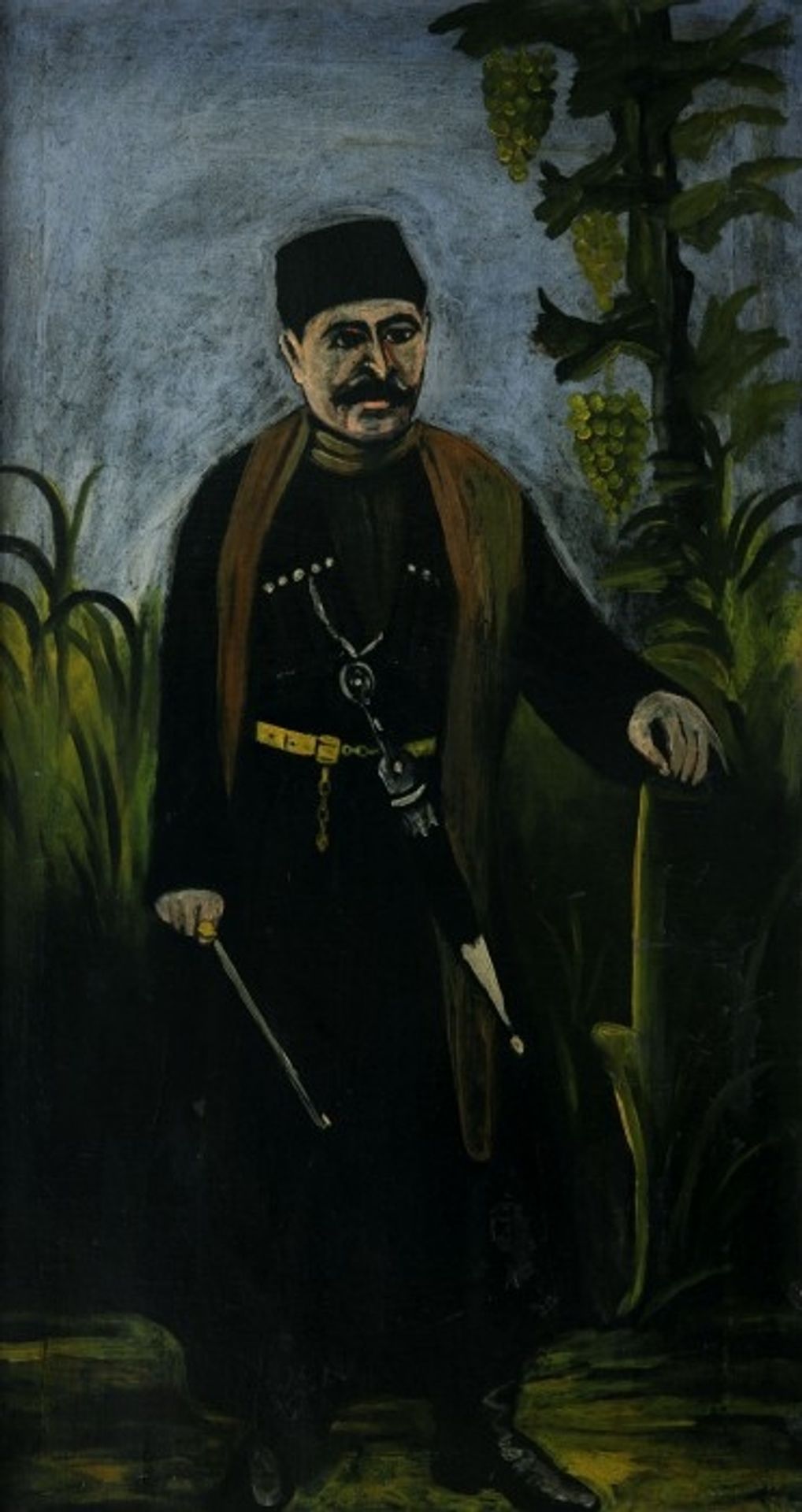 Portrait of a wealthy peasant by Niko Pirosmani