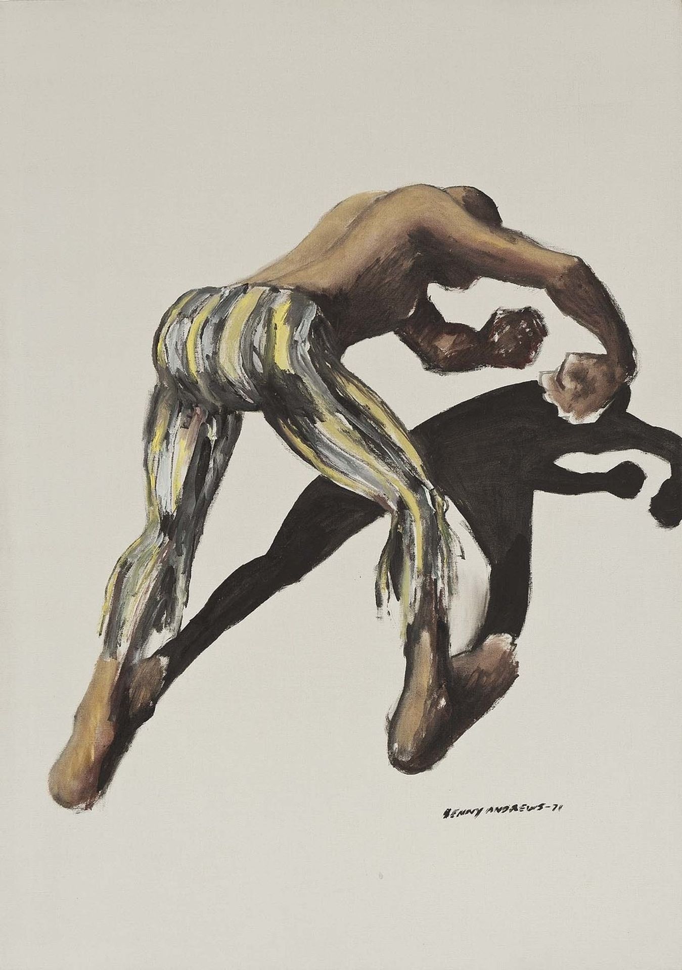 Dragger (Study for Trash) by Benny Andrews