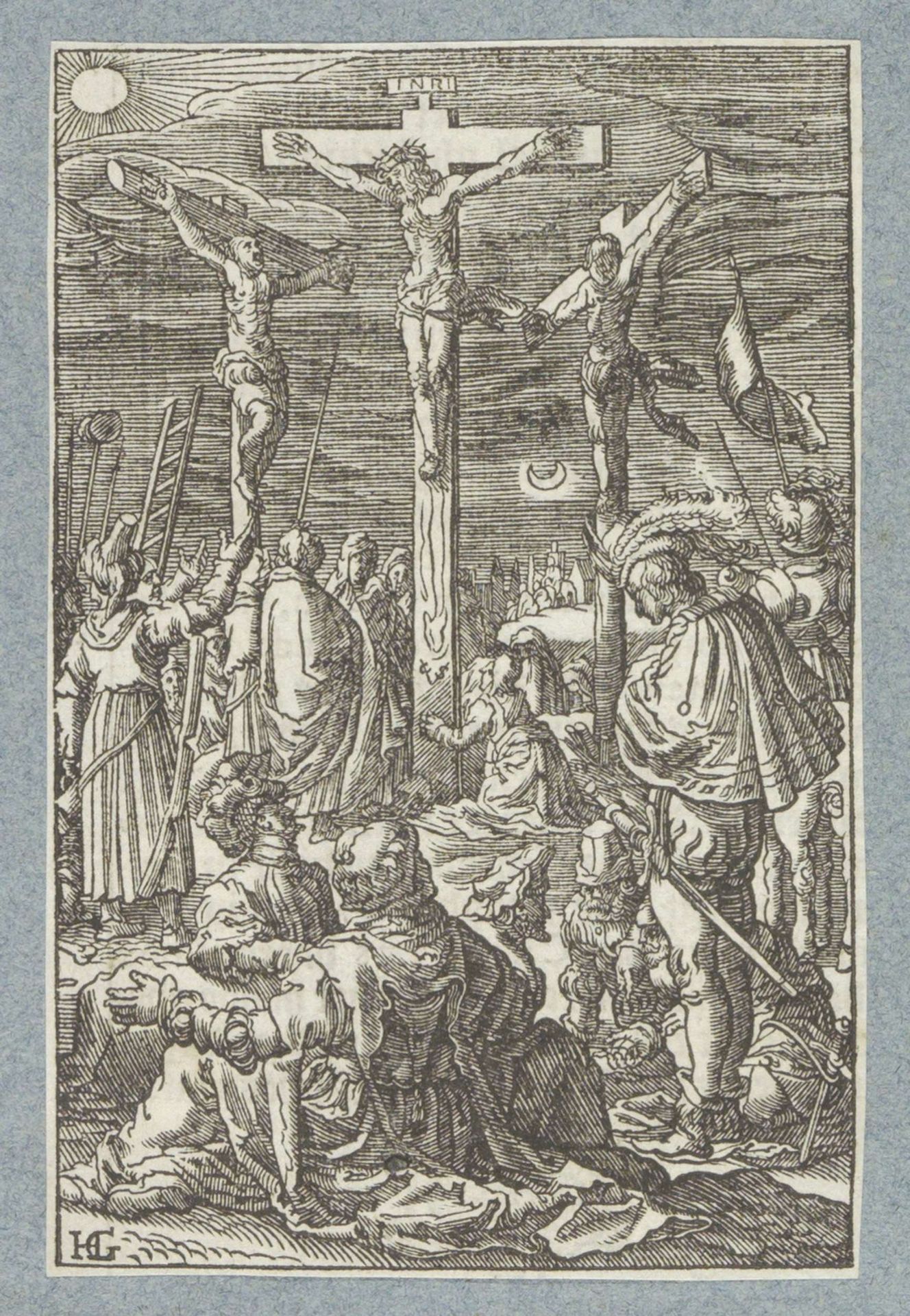 Christus aan het kruis by Christoffel van (II) Sichem