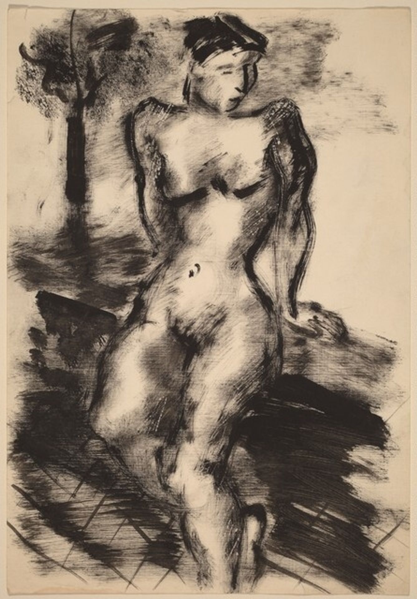 Nude Woman Outdoors by Mark Rothko