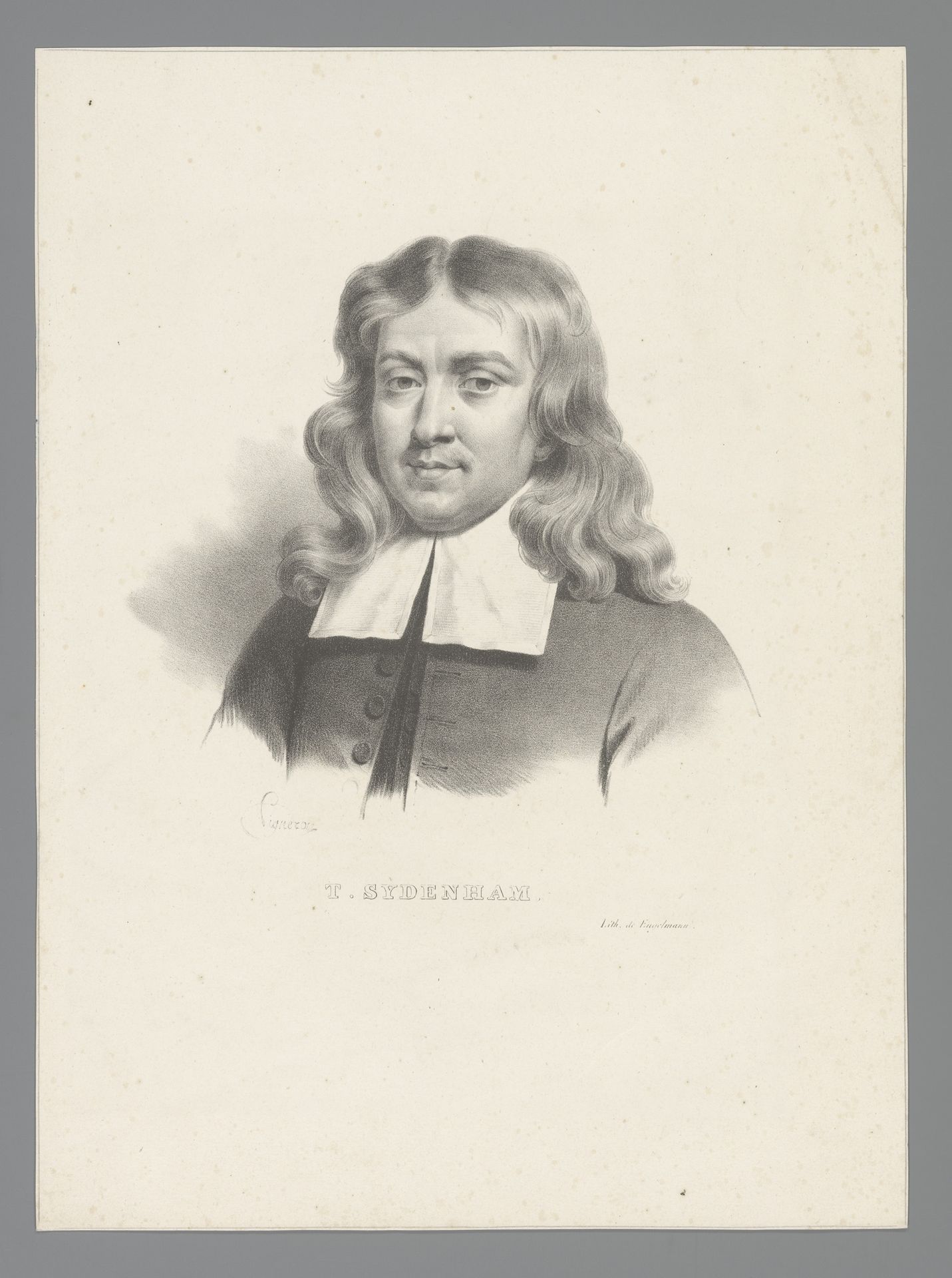 Portret van Thomas Sydenham by Pierre Roch Vigneron