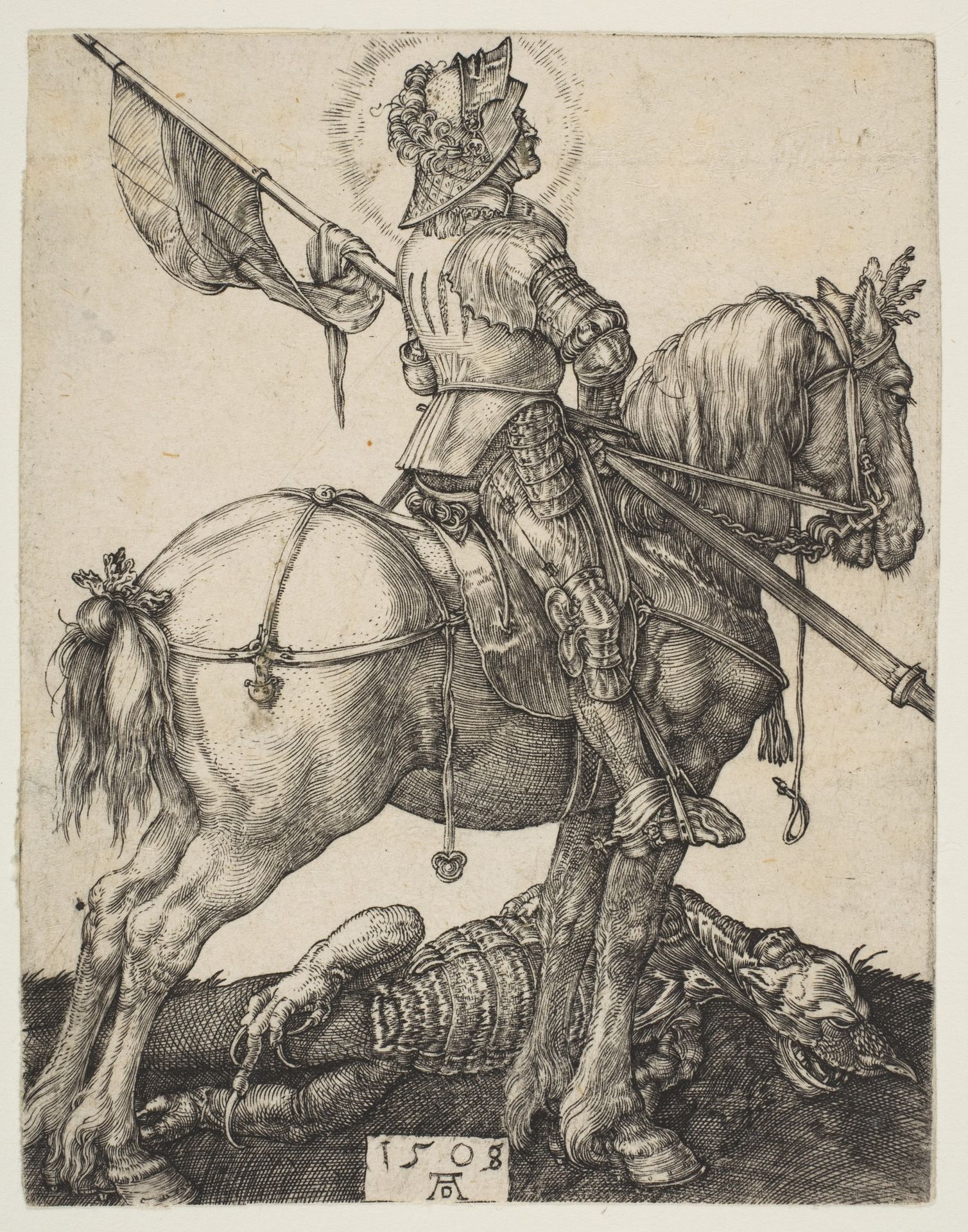 Saint George on Horseback by Albrecht Durer
