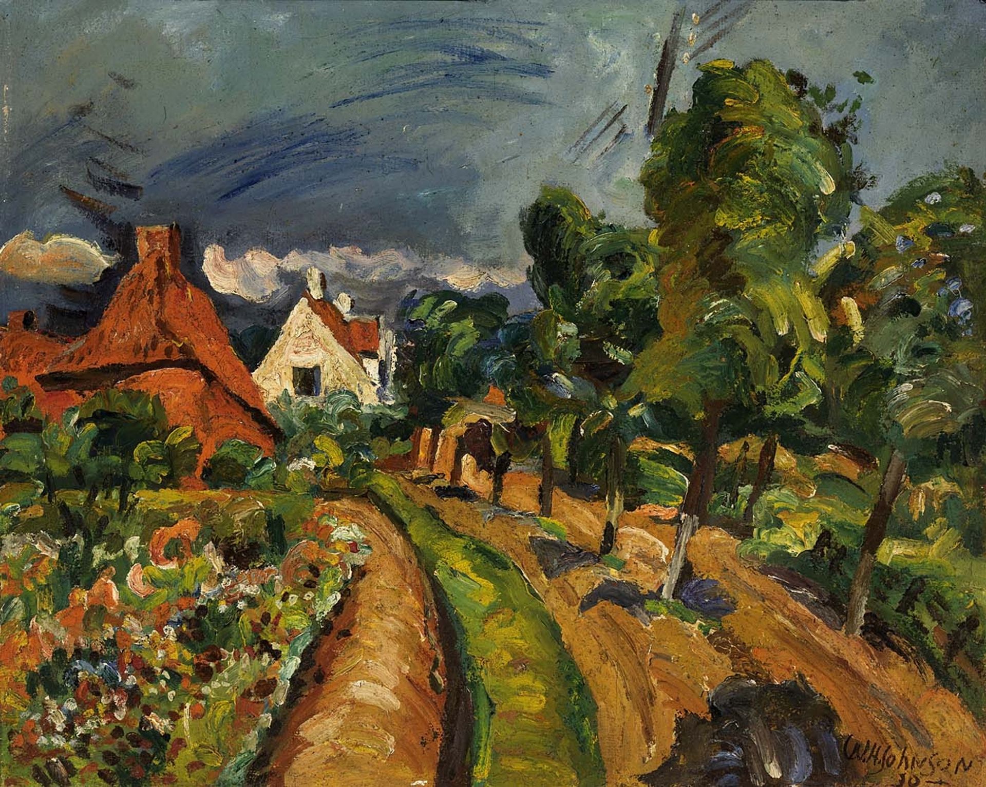 Danish Roadside by William H. Johnson