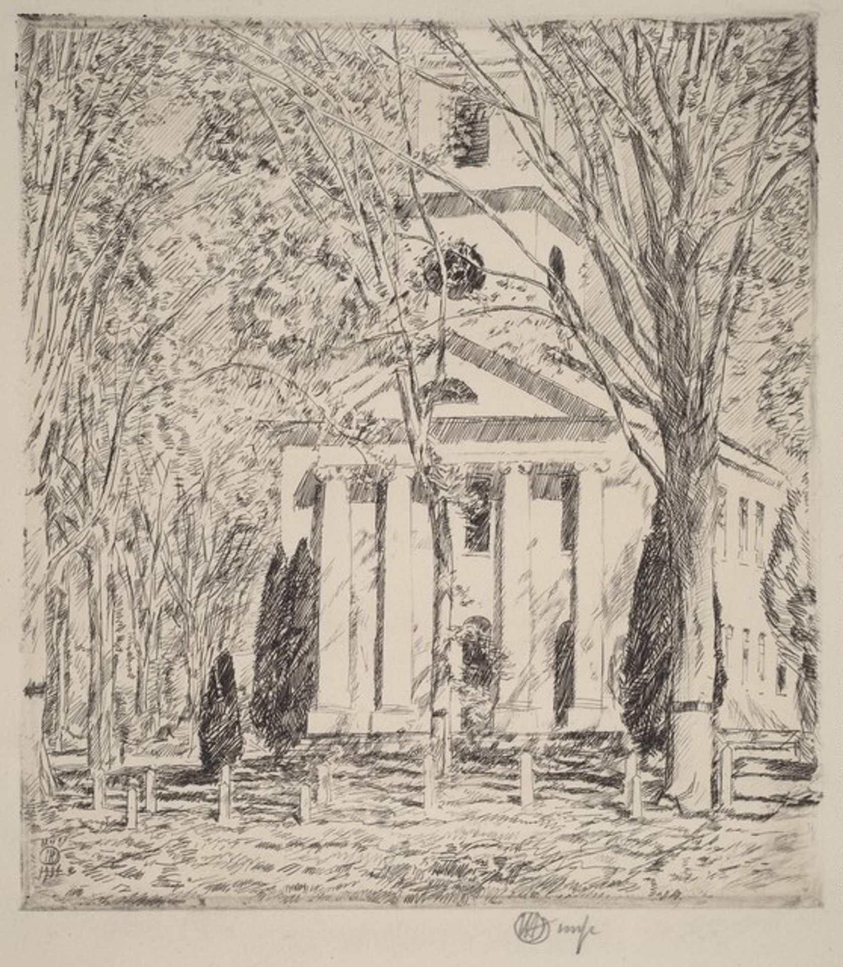 The Church at Old Lyme by Childe Hassam
