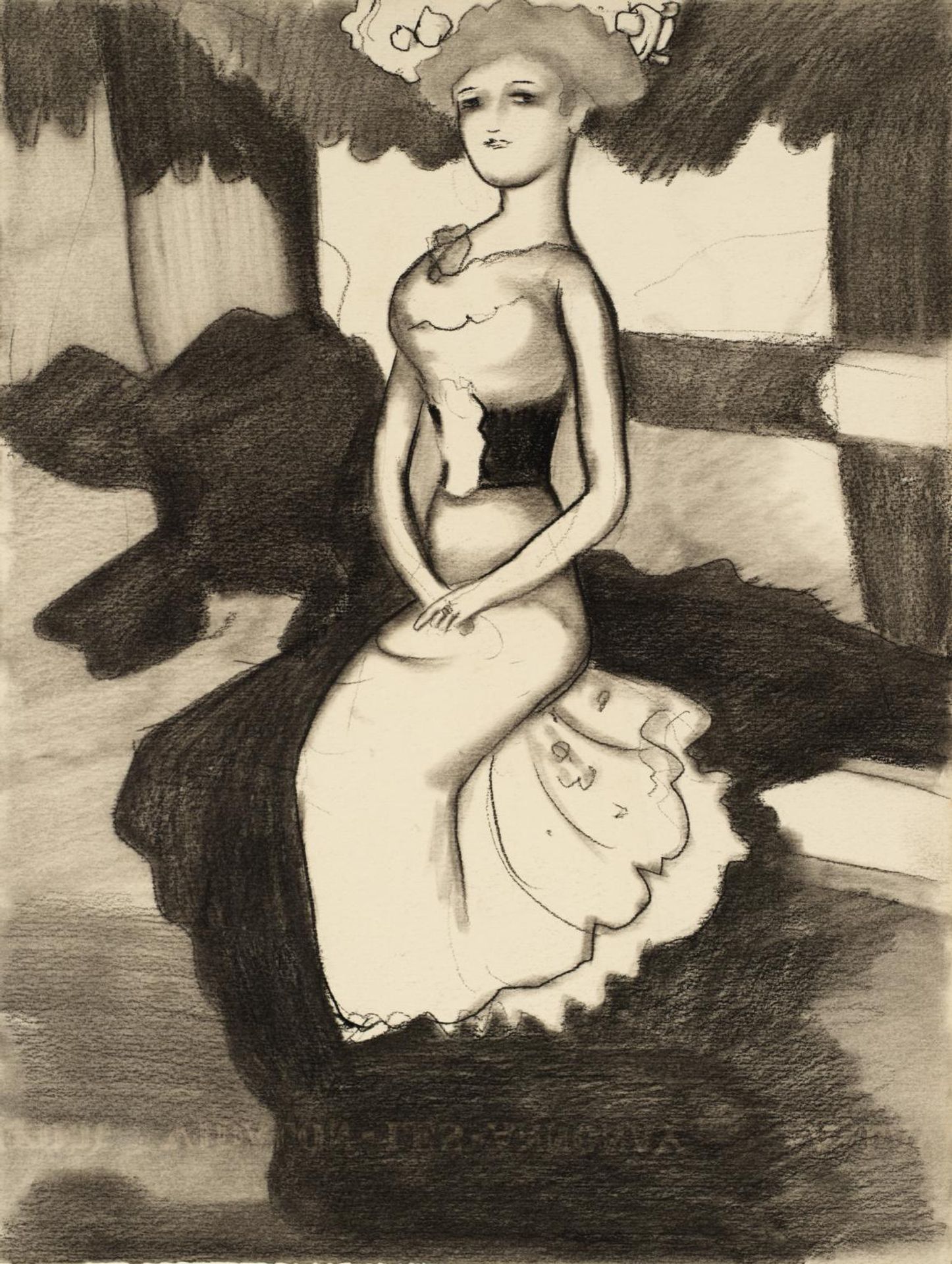 Girl in a White Dress by  Joan González