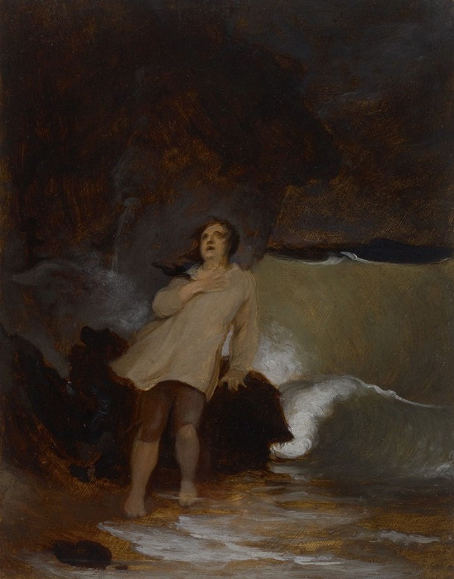 The Shipwreck of Robinson Crusoe by Thomas Sully