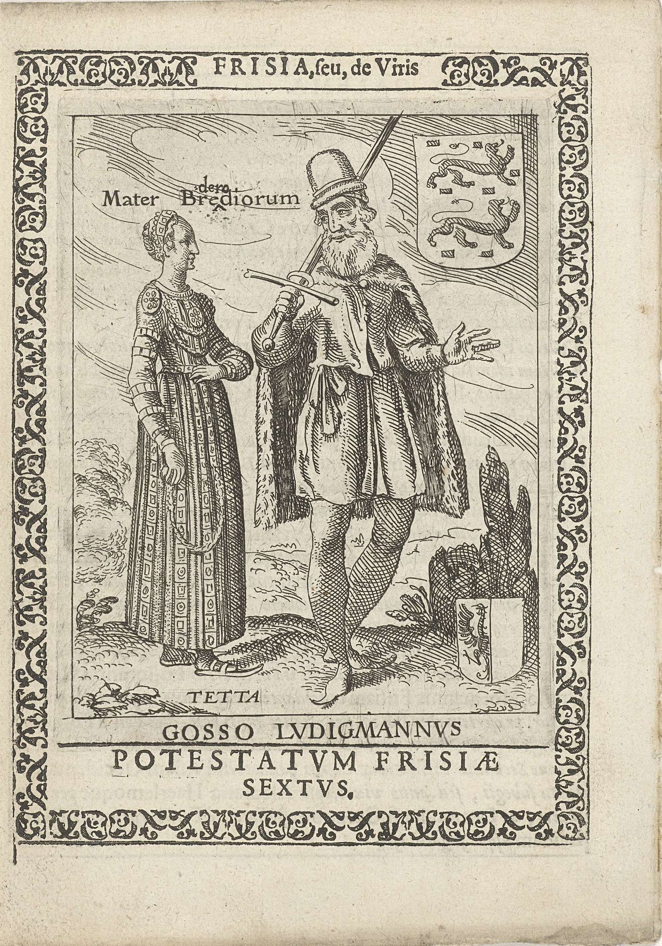 Gosso Ludigman, zesde potestaat van Friesland by Pieter Feddes van Harlingen