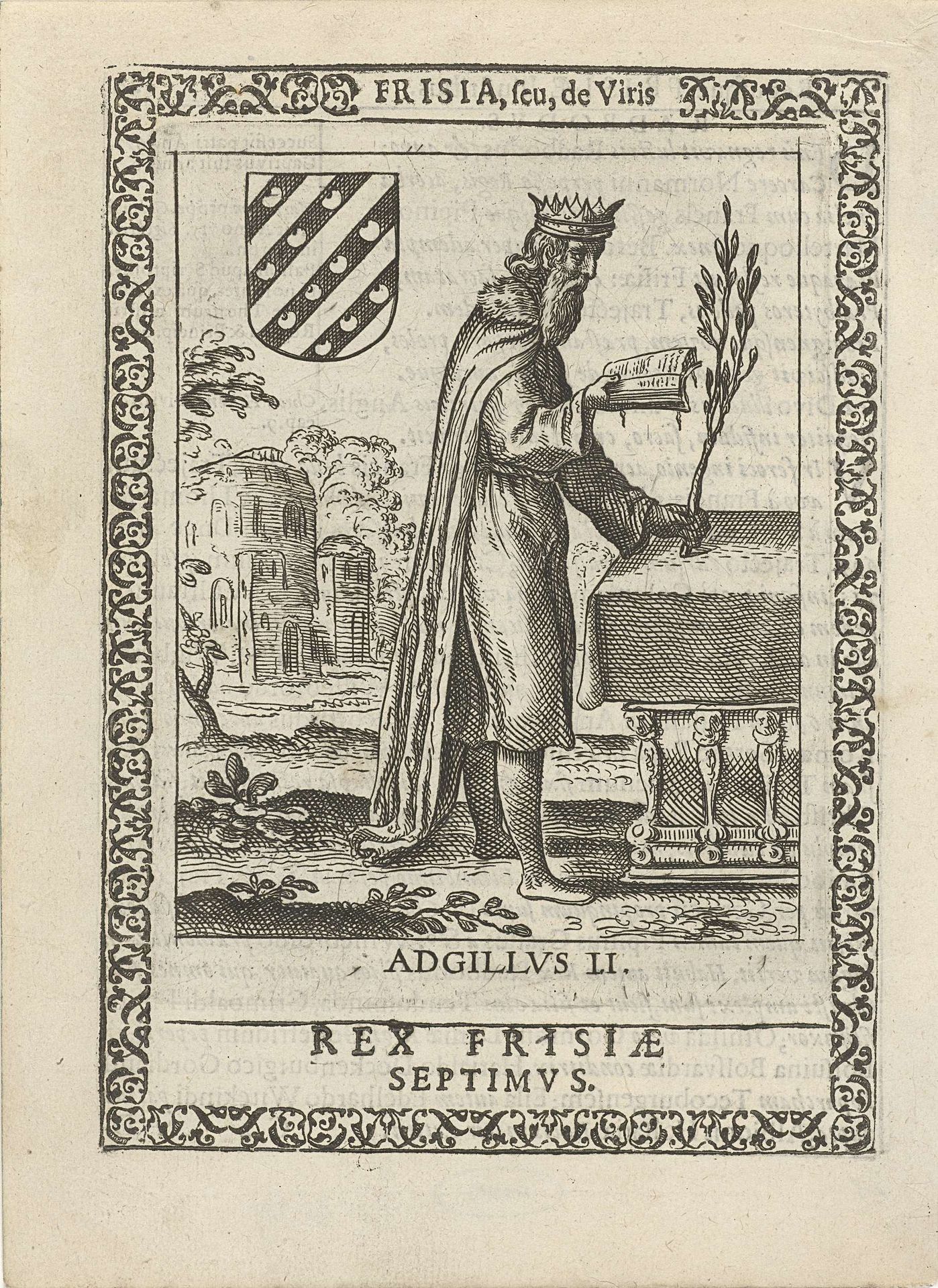 Adgillis II, zevende koning der Friezen by Pieter Feddes van Harlingen