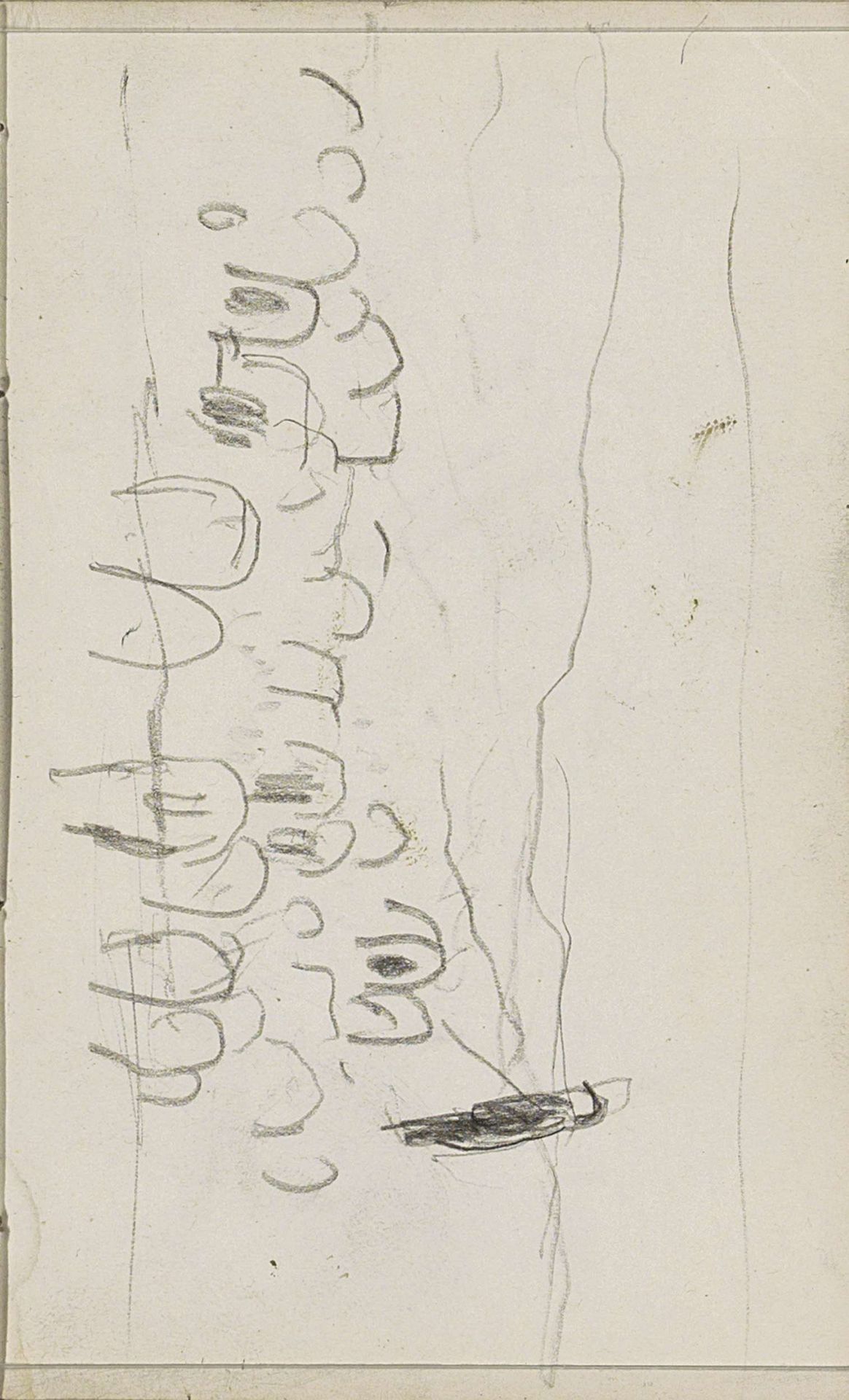 Herder met een kudde schapen by Anton Mauve