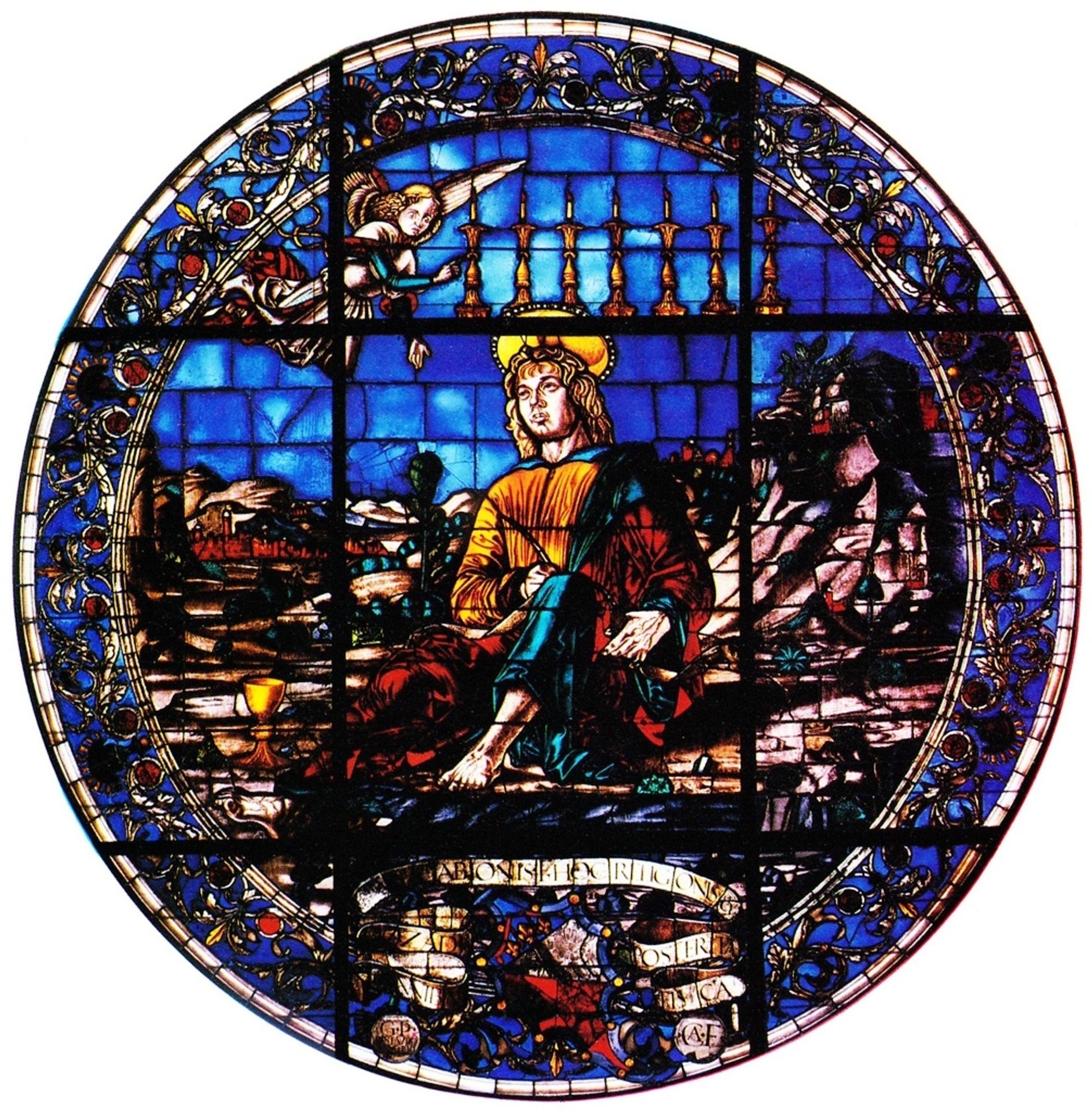 St. John of Patmos by Francesco del Cossa