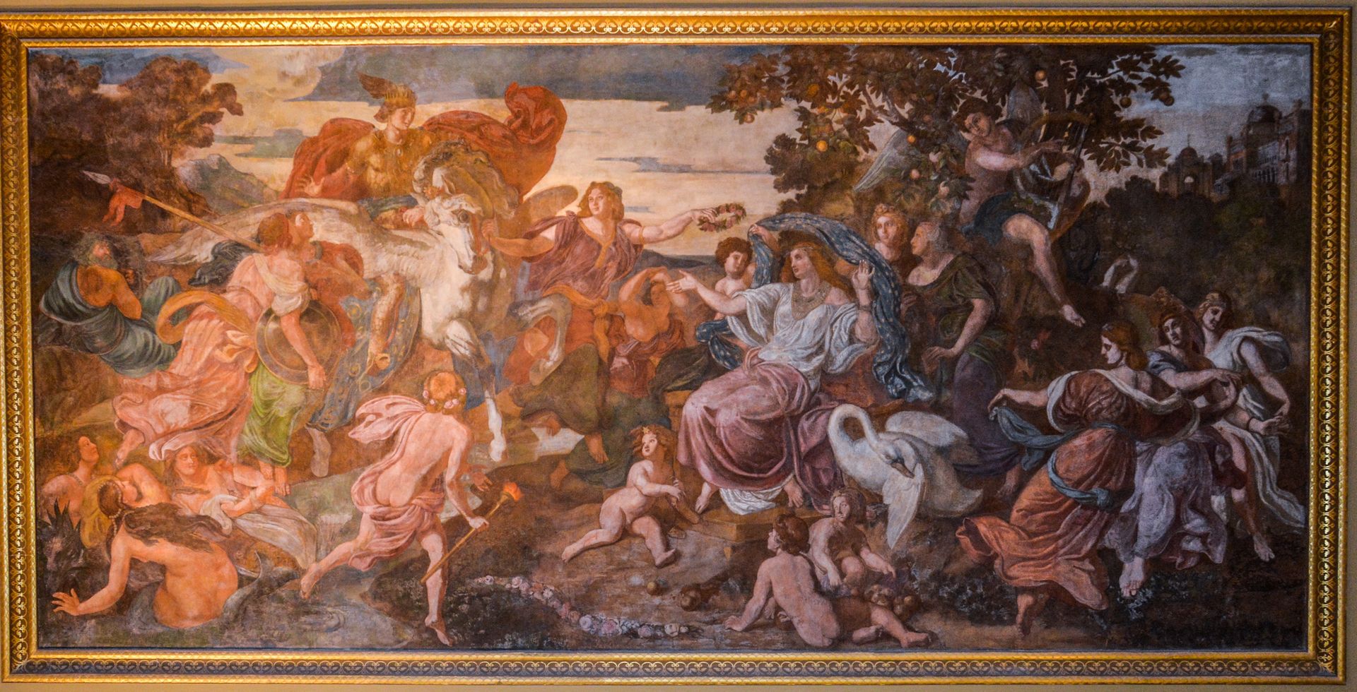 Ilona Tündér and Prince Árgyélus by Károly Lotz