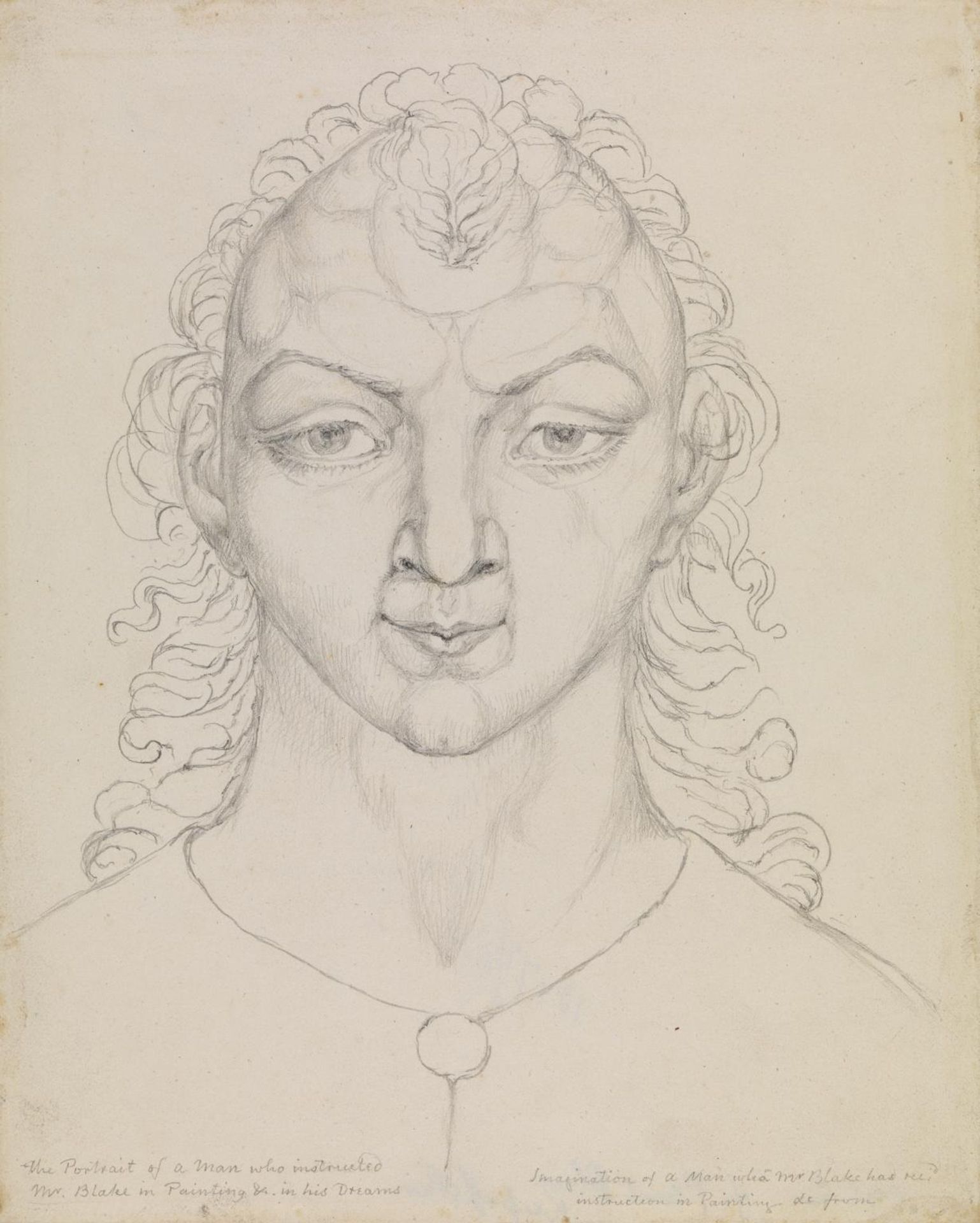 The Man Who Taught Blake Painting in his Dreams (after William Blake) by John Linnell