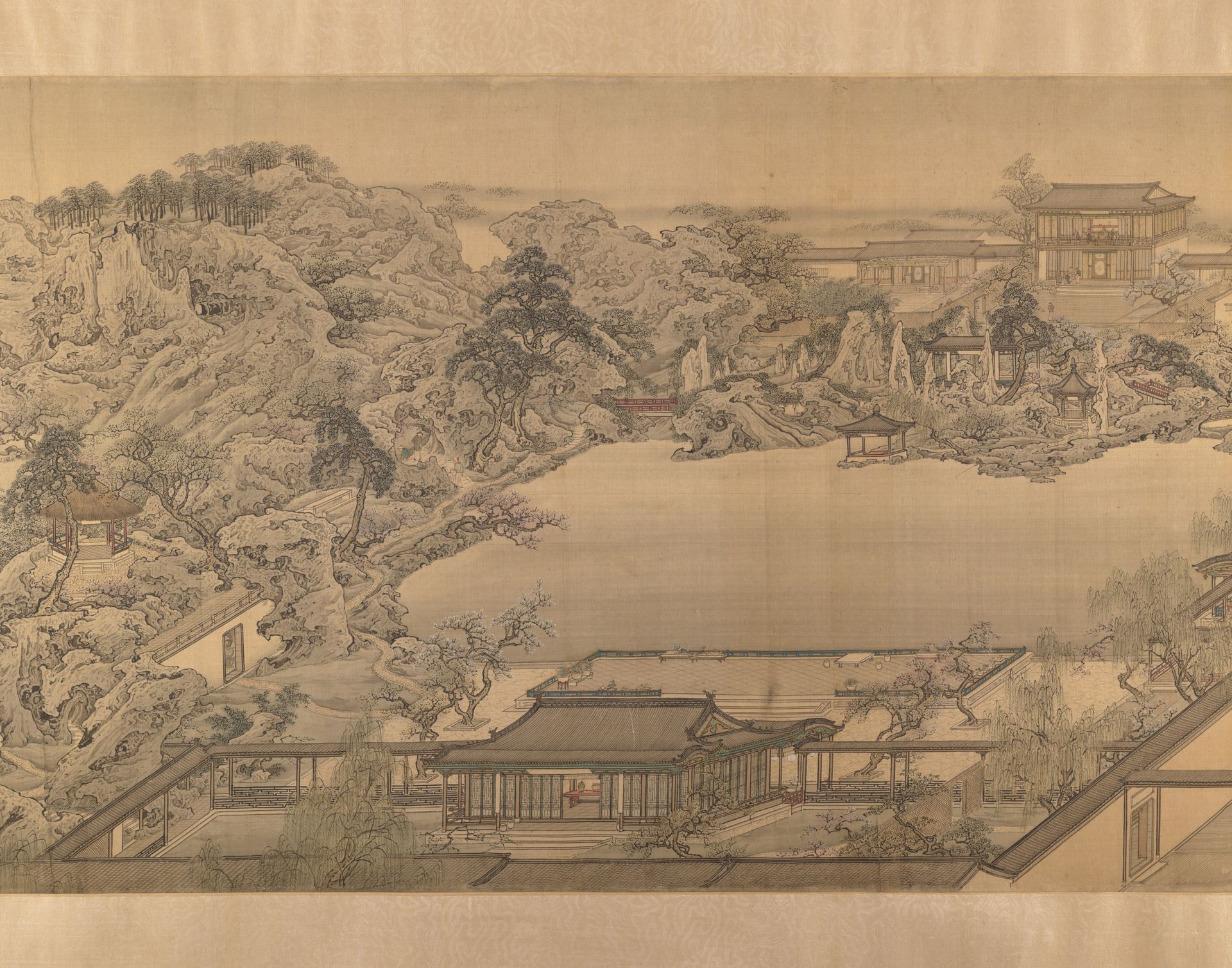 View of a Garden Villa by Yuan Jiang