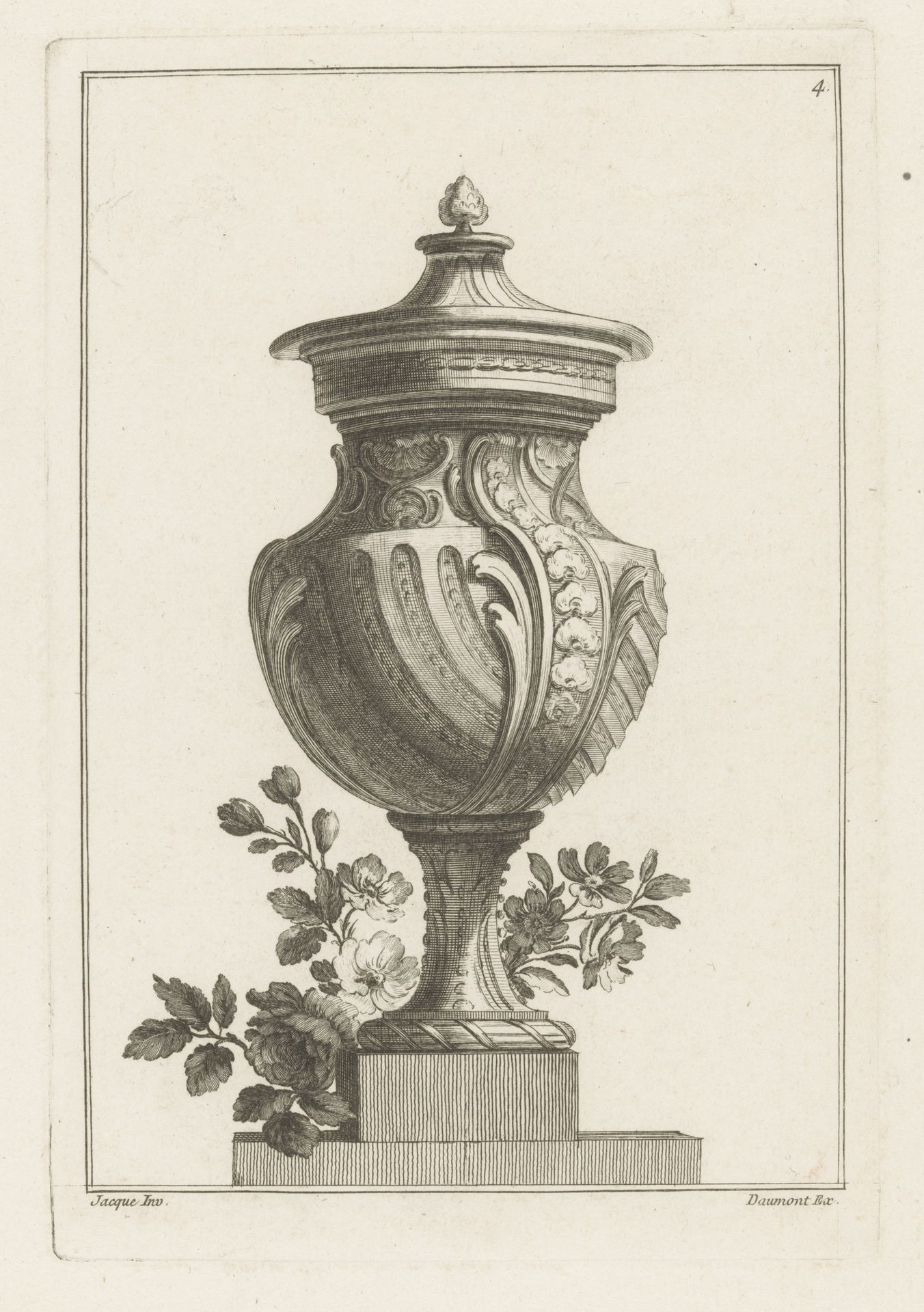 Vaas met bloemen by Marie-Anne Rousselet