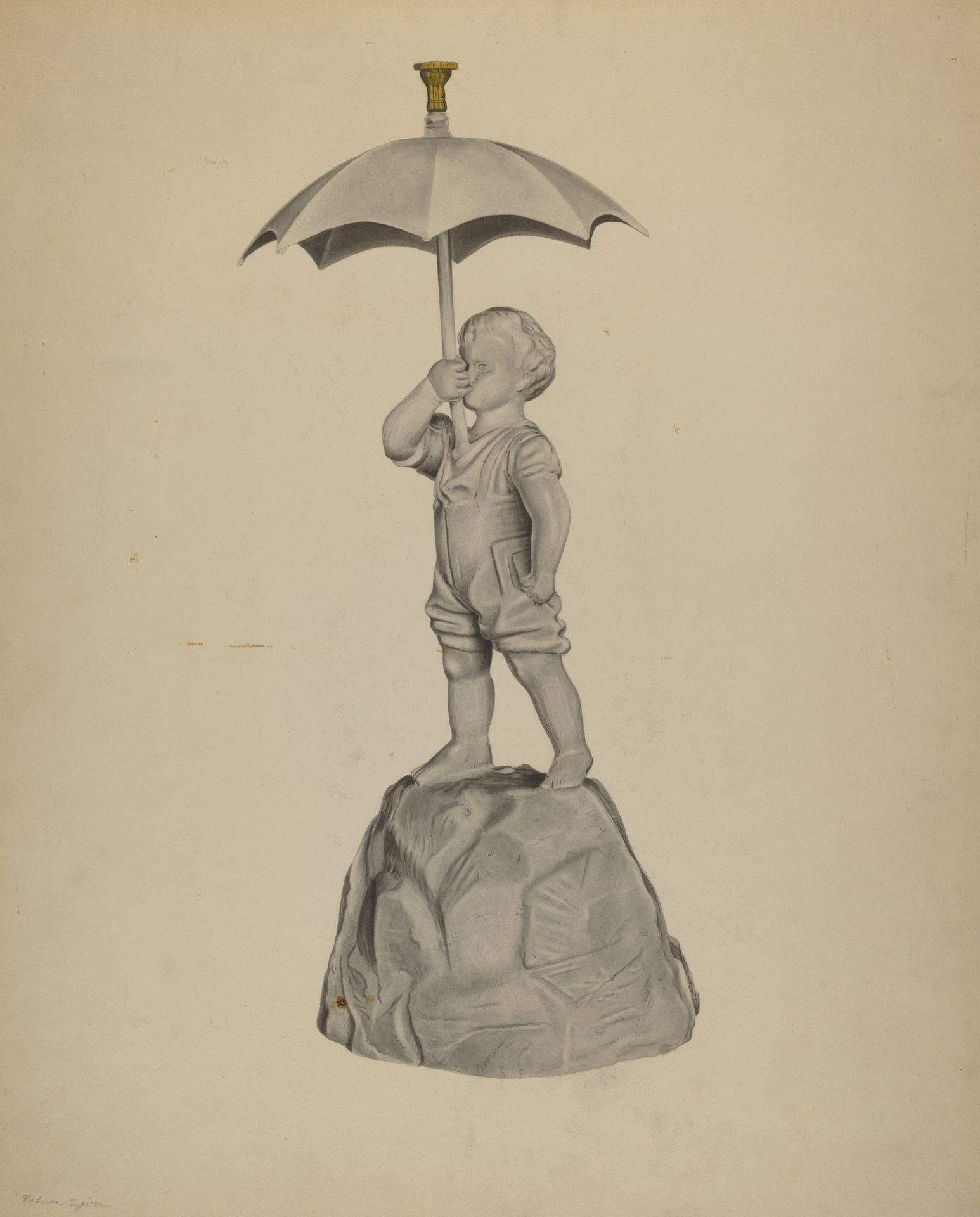 Fountain Figure by Roberta Spicer