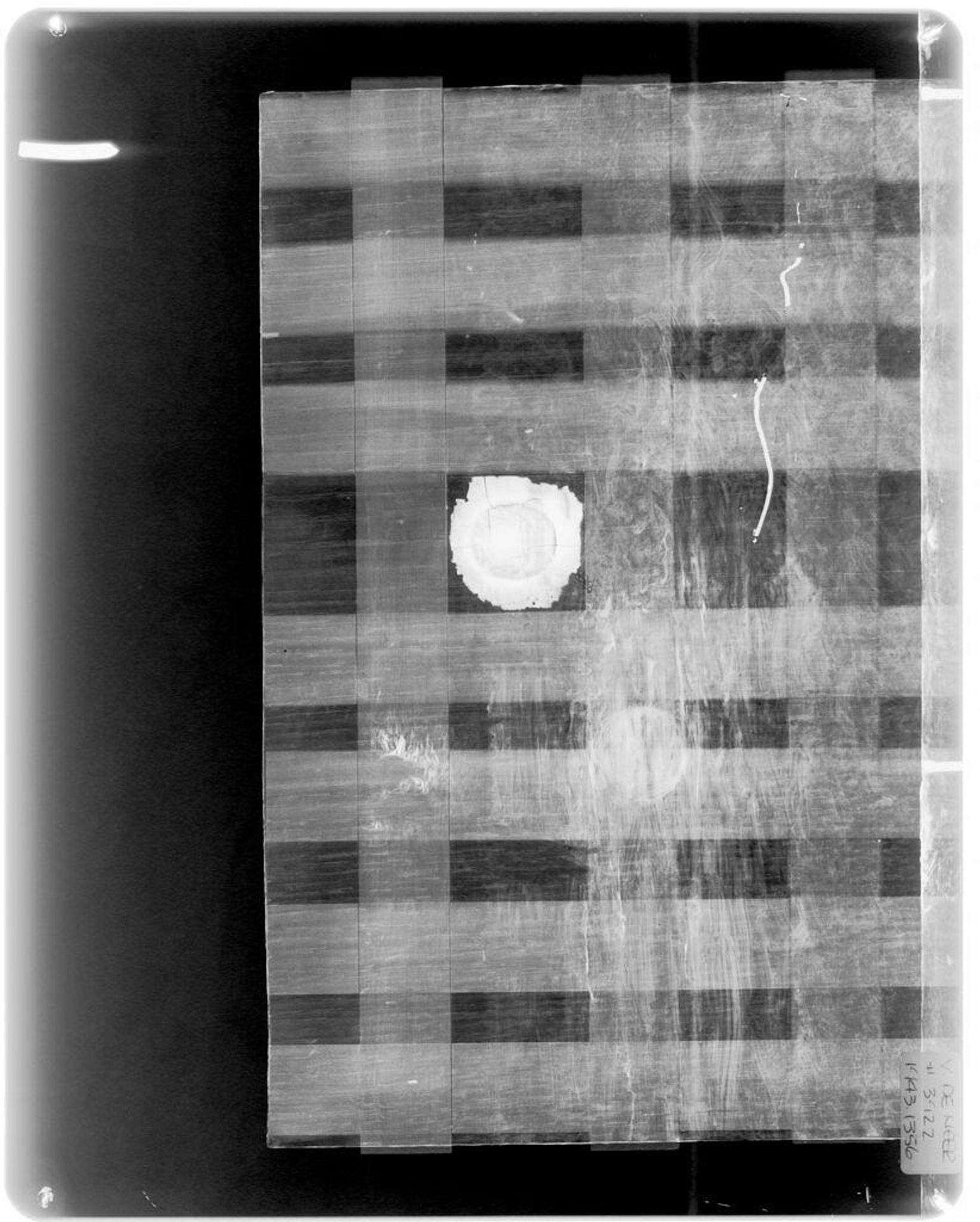 X-radiograph(s) of "View of a River in Moonlight" by Artist of original: Aert van der Neer