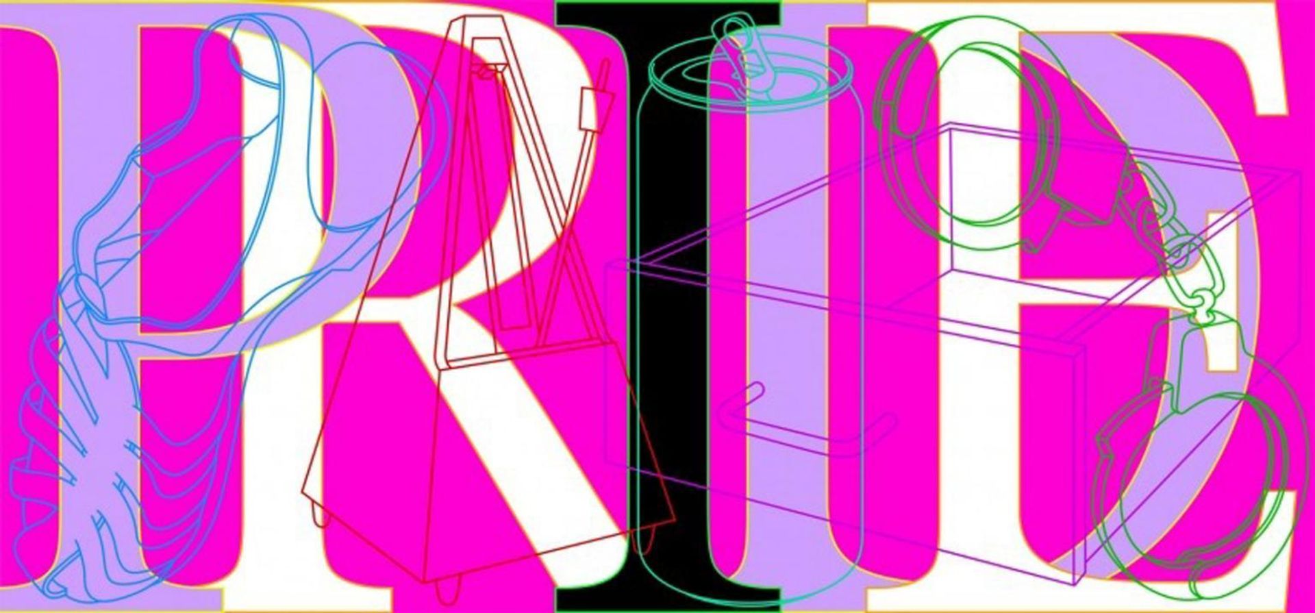 Pride by  Michael Craig-Martin