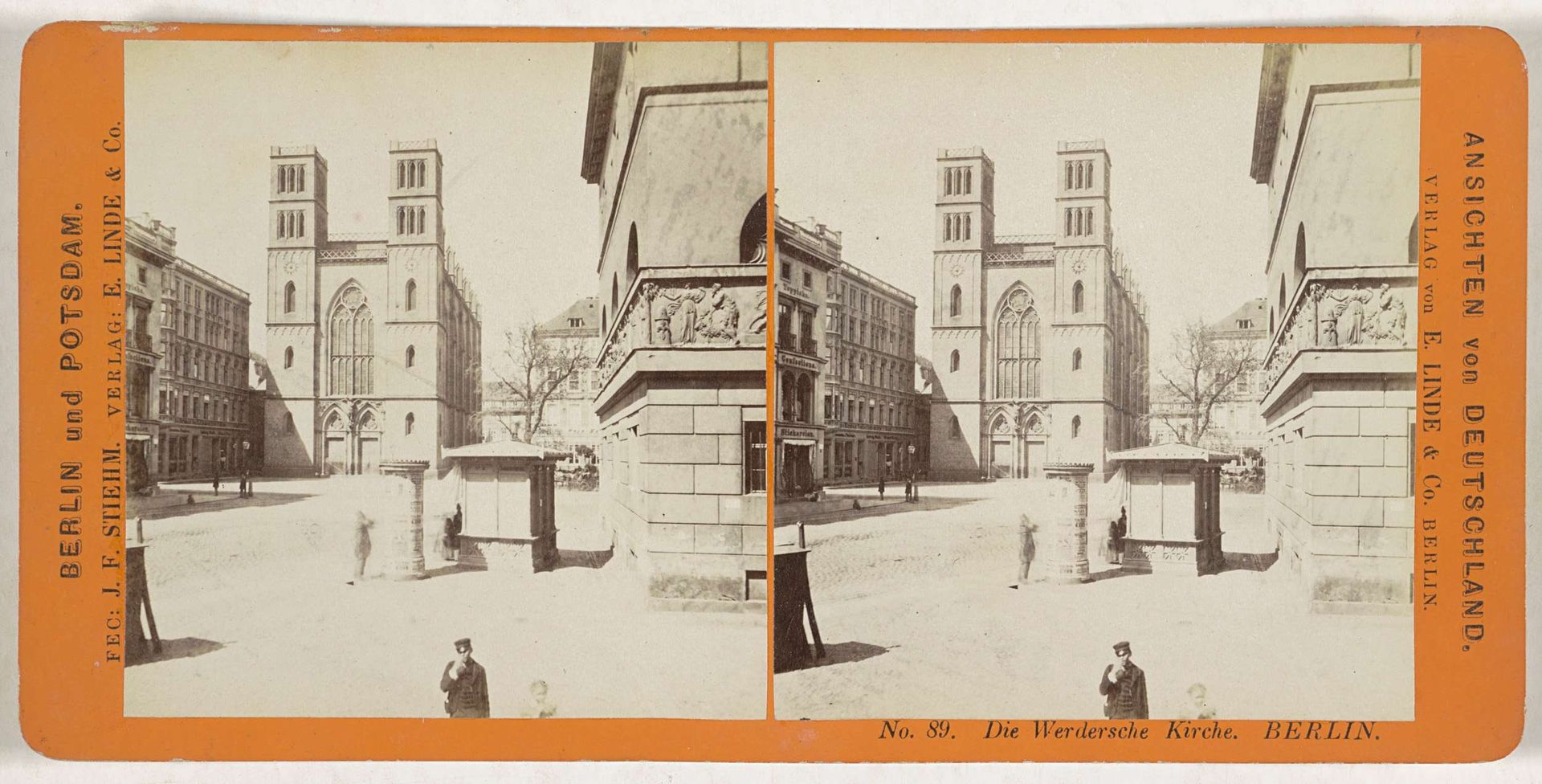 Friedrichswerdersche Kirche, Werderscher Markt, Berlijn by Johann Friedrich Stiehm