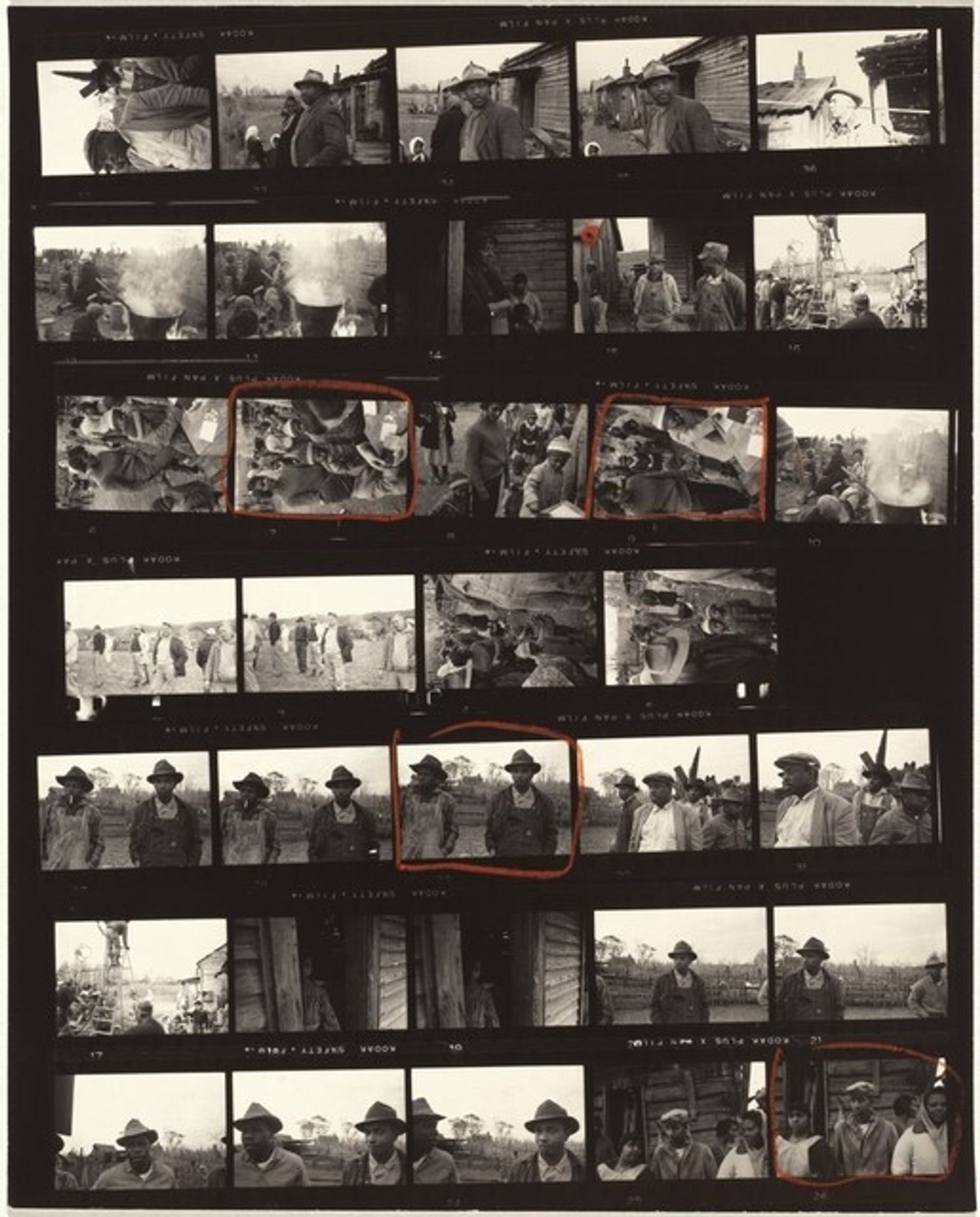 Filming Elia Kazan's "Wild River"--Tennessee 22 by Robert Frank