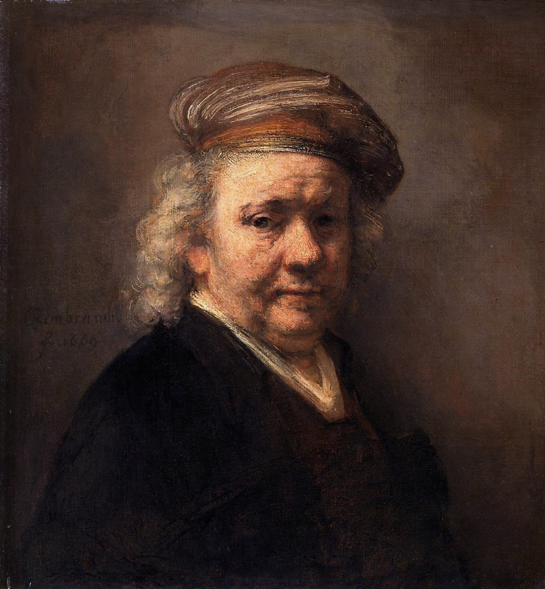 Self-portrait by Rembrandt van Rijn