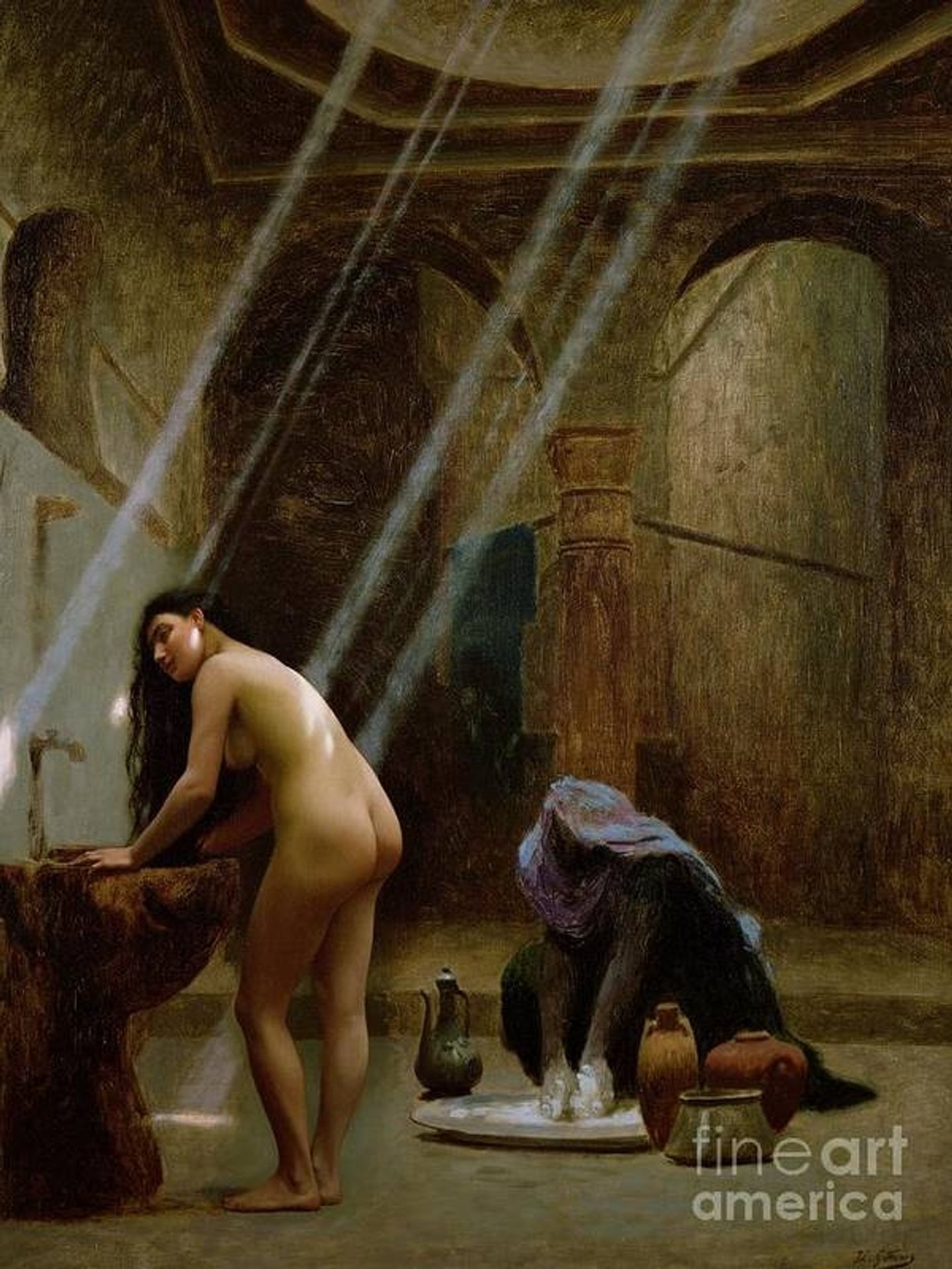 The Moorish Bath by Jean-Léon Gérôme